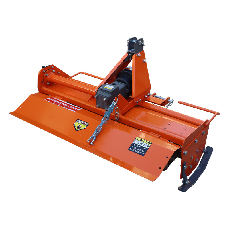 3 Point 37" Rotary Tiller Attachment Fits Cat 1 Tractor PTO Driven Work 5" Deep