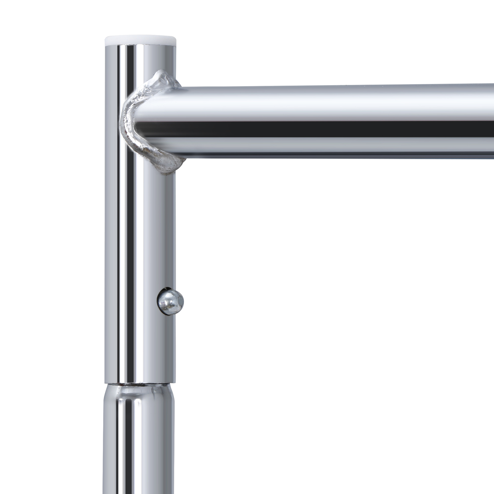 2PCS Commercial Garment Rack Rolling Collapsible Clothing Shelf Z-Base w/ Wheels