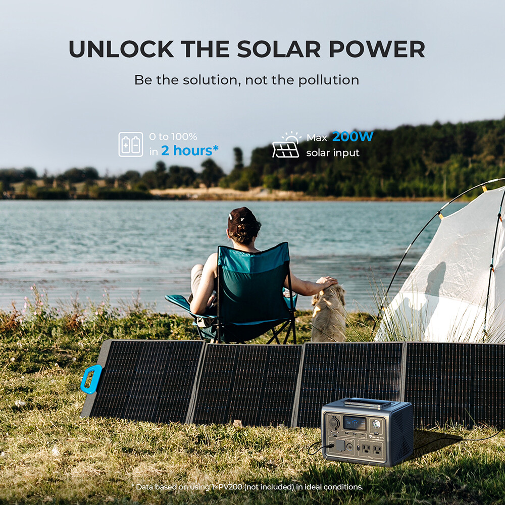 BLUETTI EB3A 600W 268Wh Portable Power Station LiFePO4 Certified Refurbished