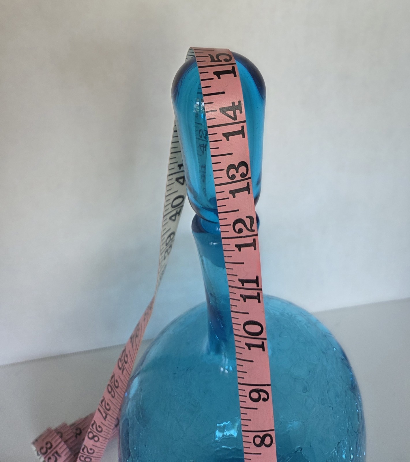 Blenko #657M Turquoise Crackle