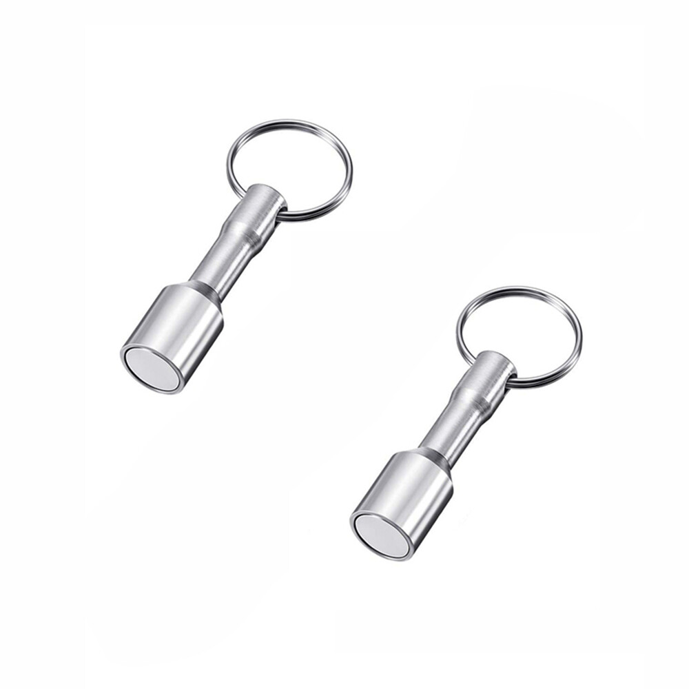 Test Magnet Keychain Bulk Pack 10 Pcs Scrap Metal Recycling 22 lbs 10 kg Strong