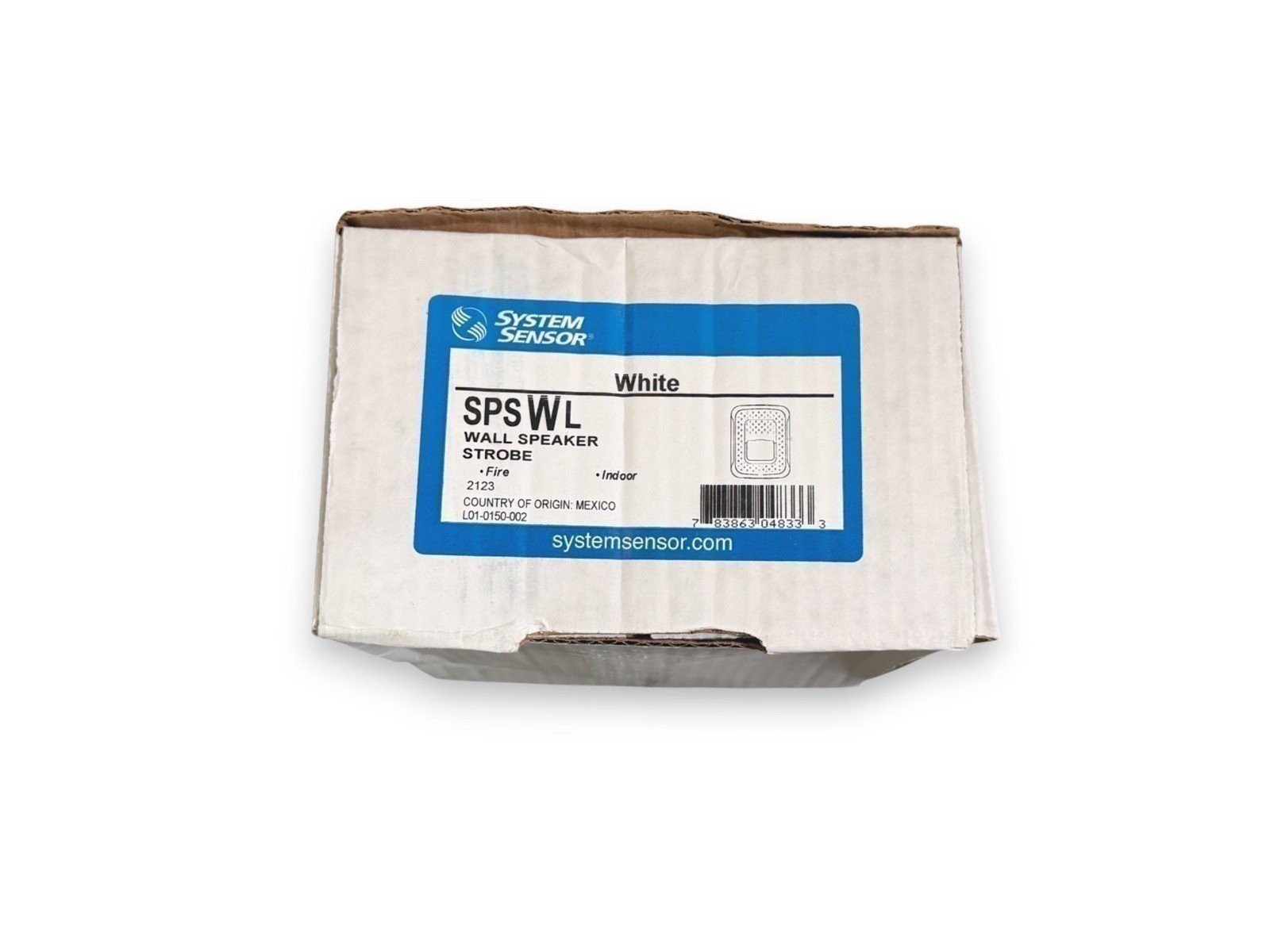 System Sensor SPSWL Fire Alarm Wall Speaker Strobe White (NEW IN BOX)
