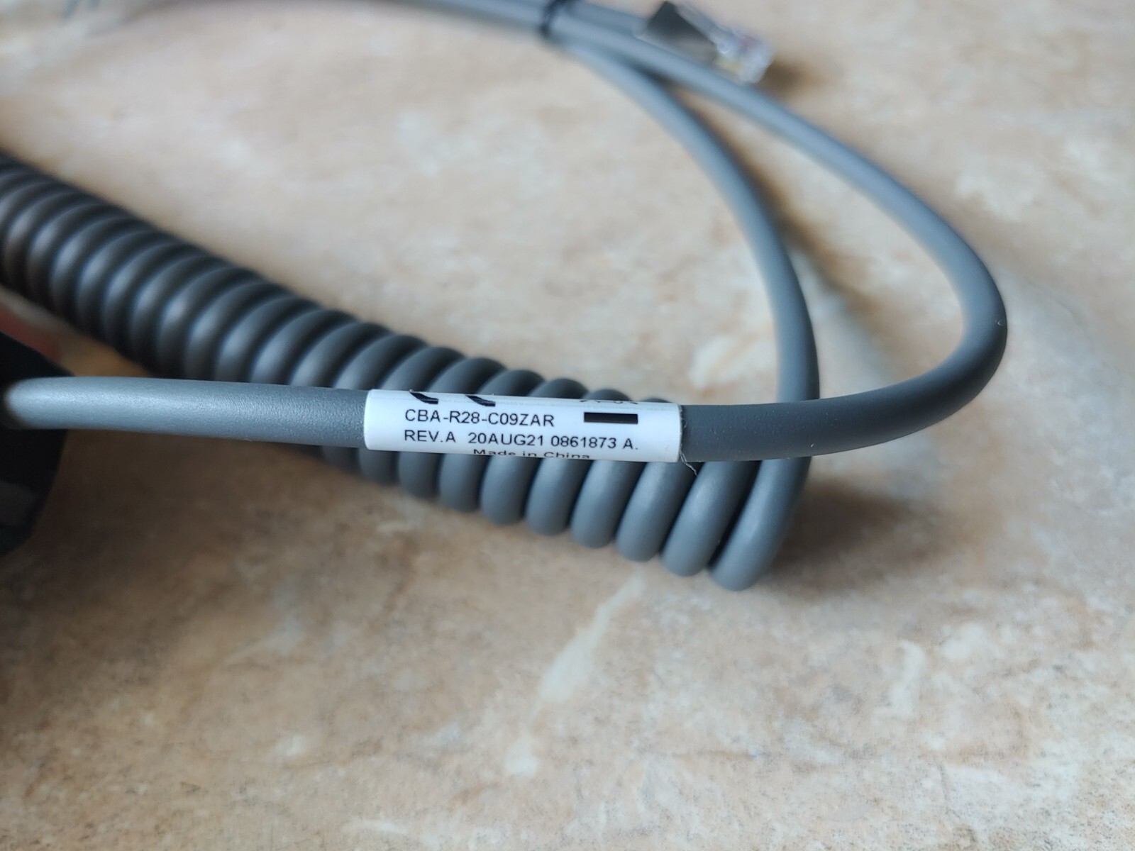 Symbol Scanner Cable For Verifone Ruby 2, CI, C18, Topaz XL on COM8 RJ50 to RJ45