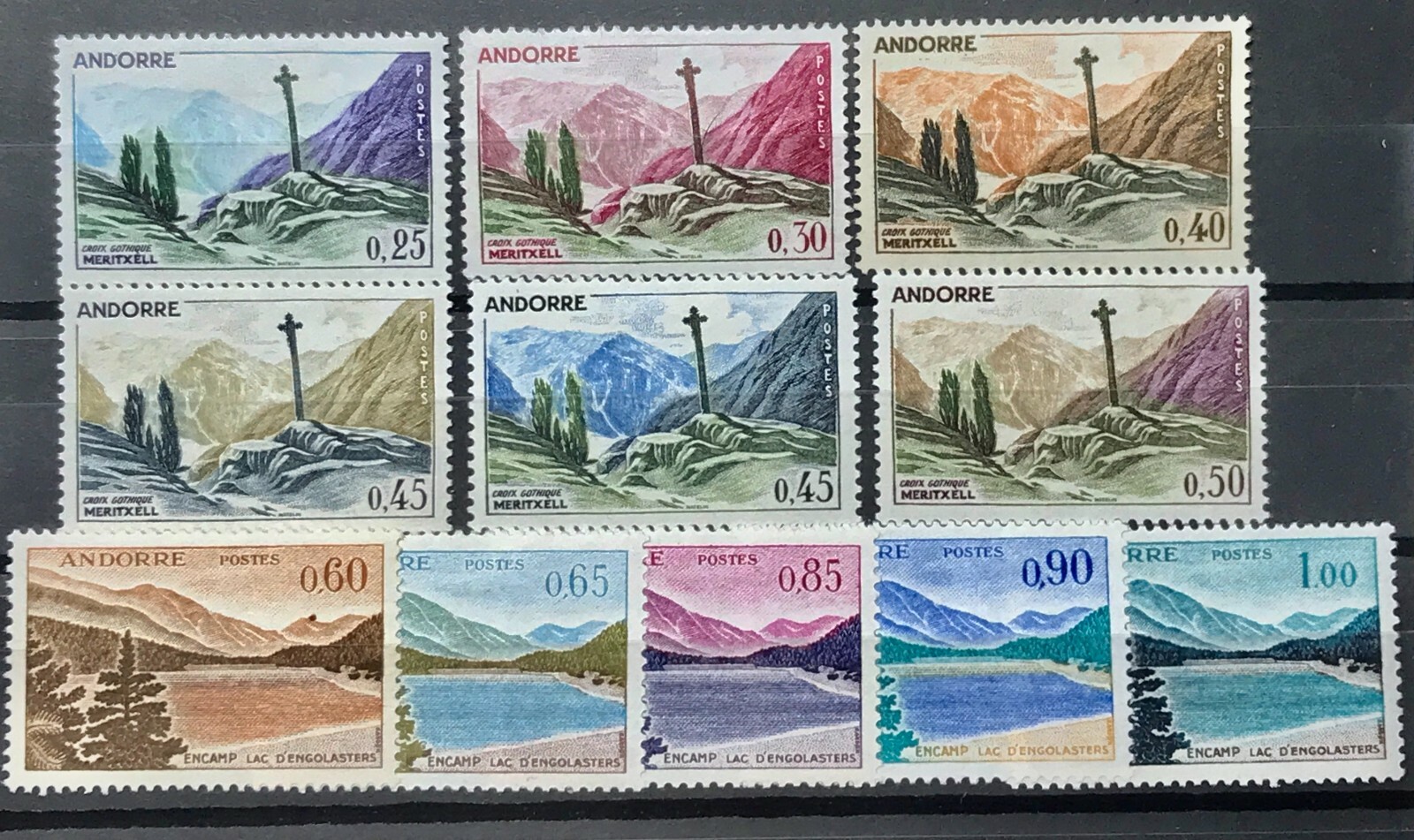 [OOS] French Andorra #YT158/YT204 MNH 1961-1971 Historical Landscapes [147/166A]