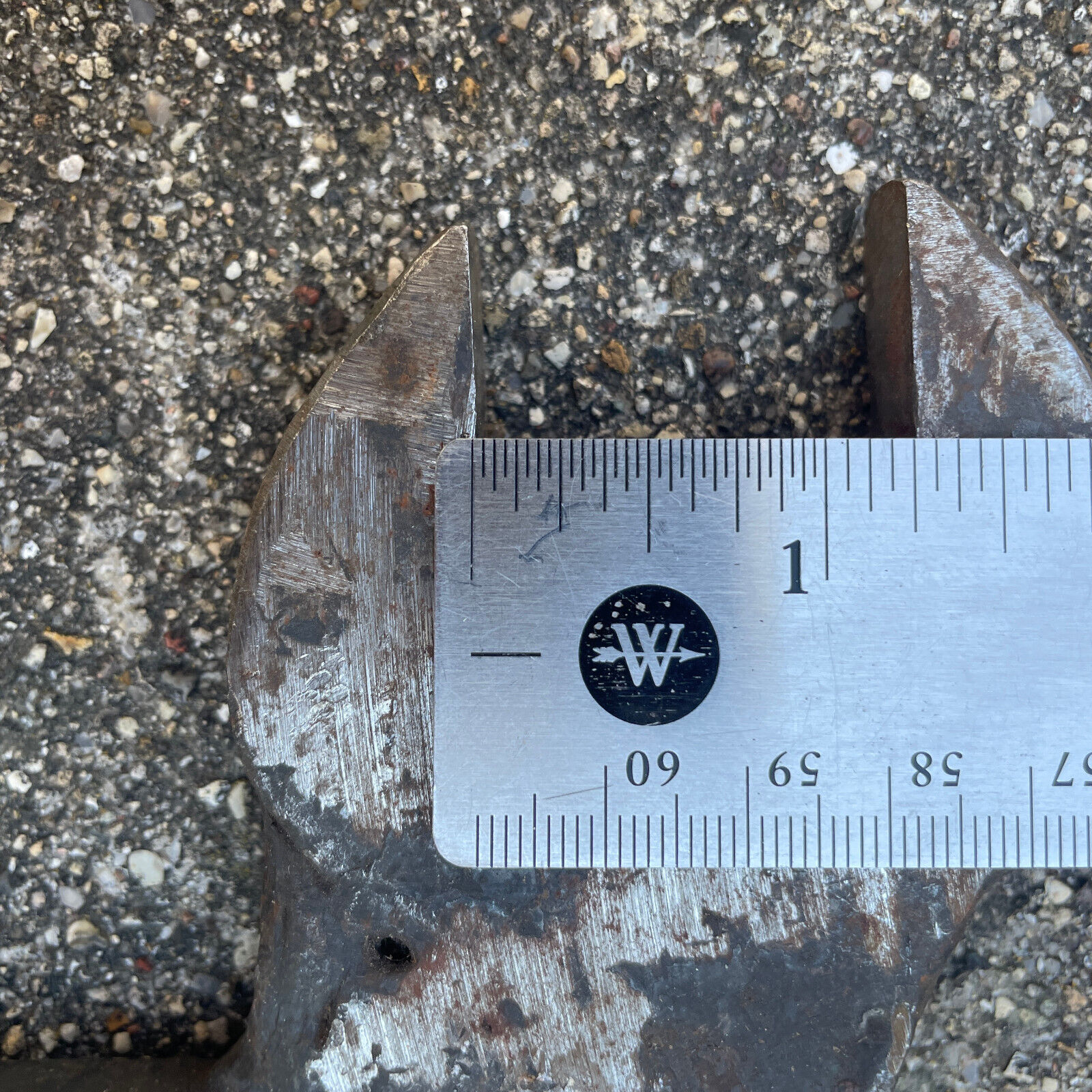 1 1/4" 90 Degree Hand Welded Vintage Spud Wrench 17.5" Long Heavy & Thick