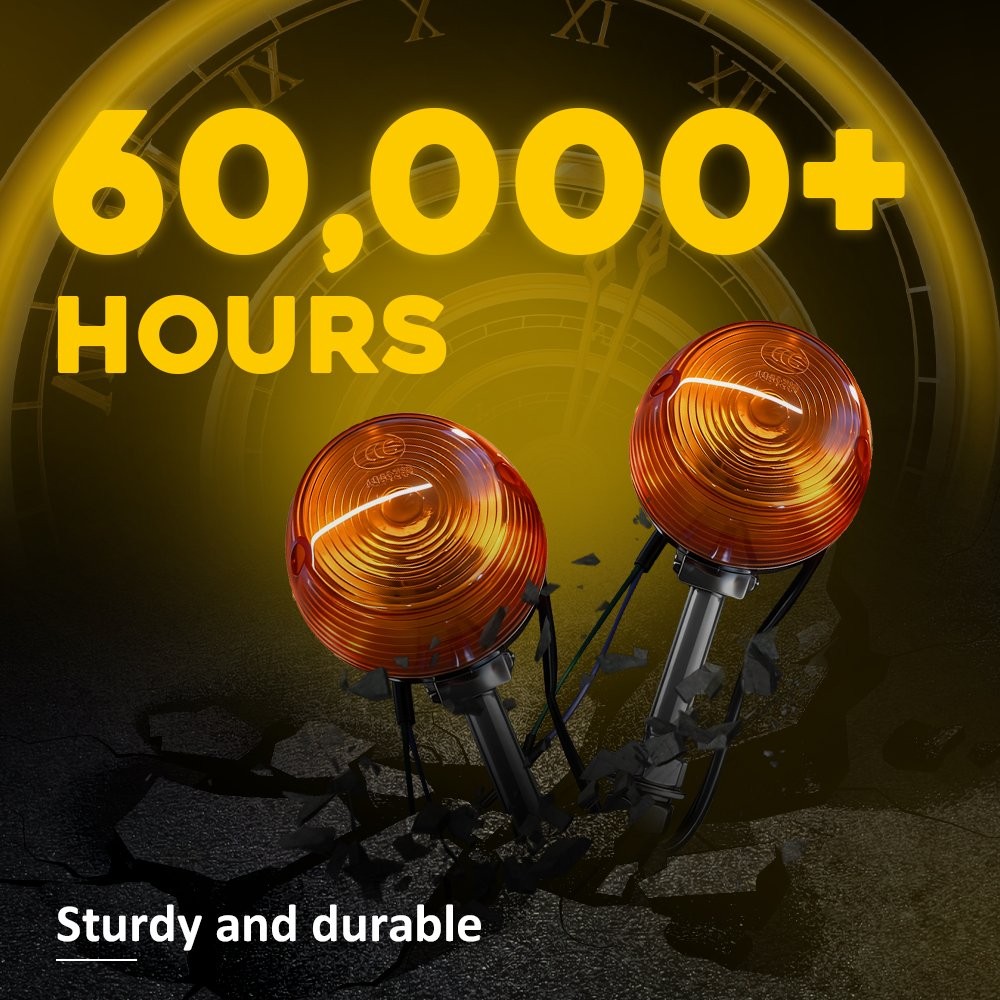 Turn Signal Blinker Light Amber indicator Blinker For Honda MT125 Elsinore 74-76