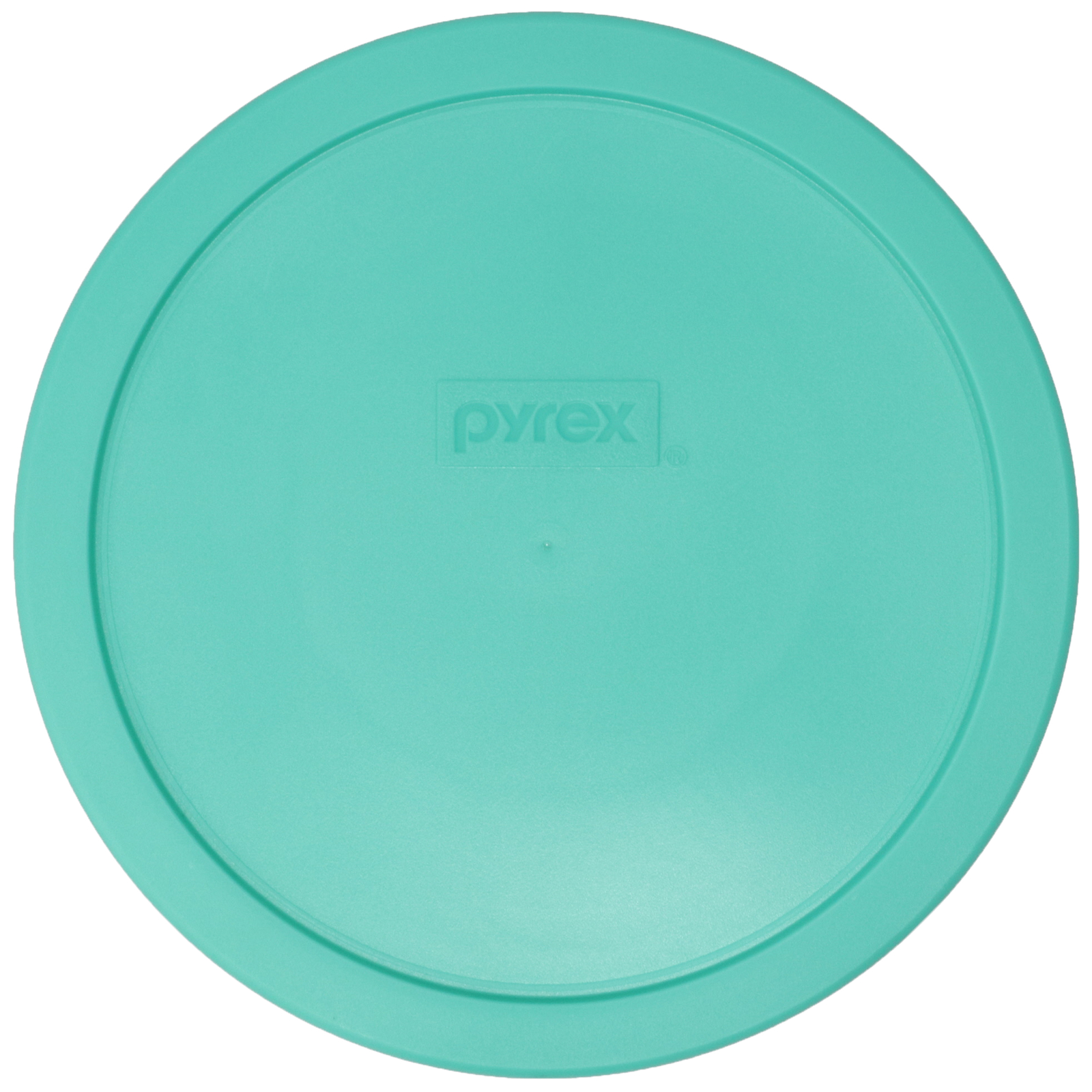 Pyrex 7402-PC Light Green Round Plastic Food Storage Replacement Lid (2-Pack)