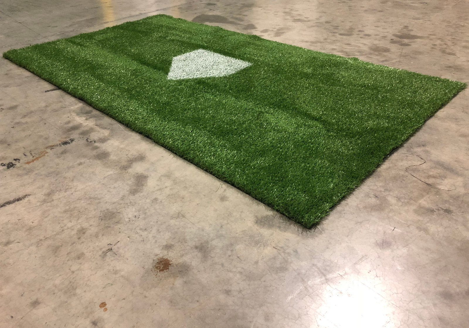 60 in x 92 in Grass Turf Baseball Softball Batting Cage Practice Hitting Mat