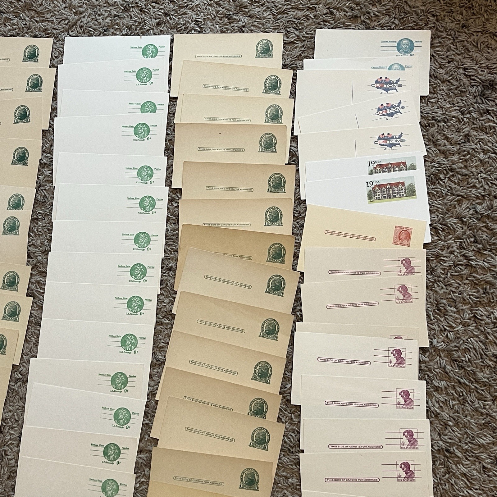 INVESTOR RESELLER BOX LOT OF OVER 200 UNUSED EARLY US POSTAL CARDS AND COVERS