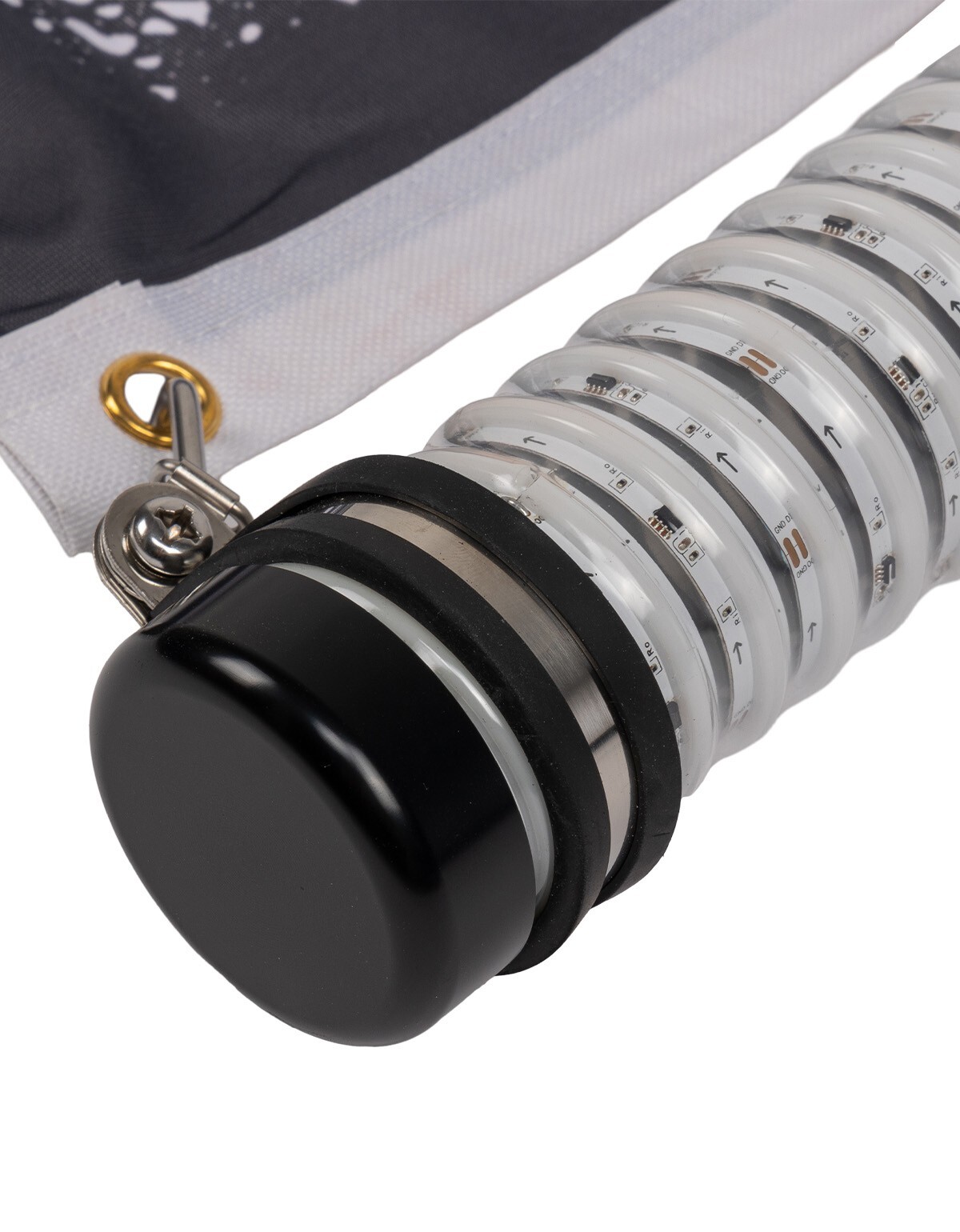 2PCS COB 2FT Fat Whip Lights Spiral Chasing Lighted for Can-Am Polaris UTV ATV