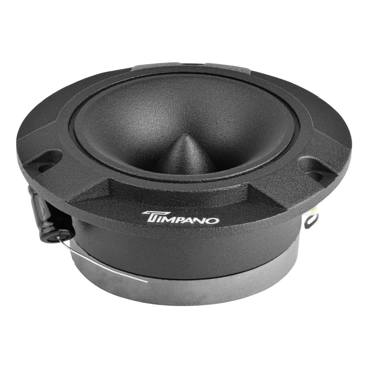 4x Timpano 1200 Watt Car Audio Bullet Tweeters TPT-ST2 BLACK 3.85" Shallow 4 Ohm