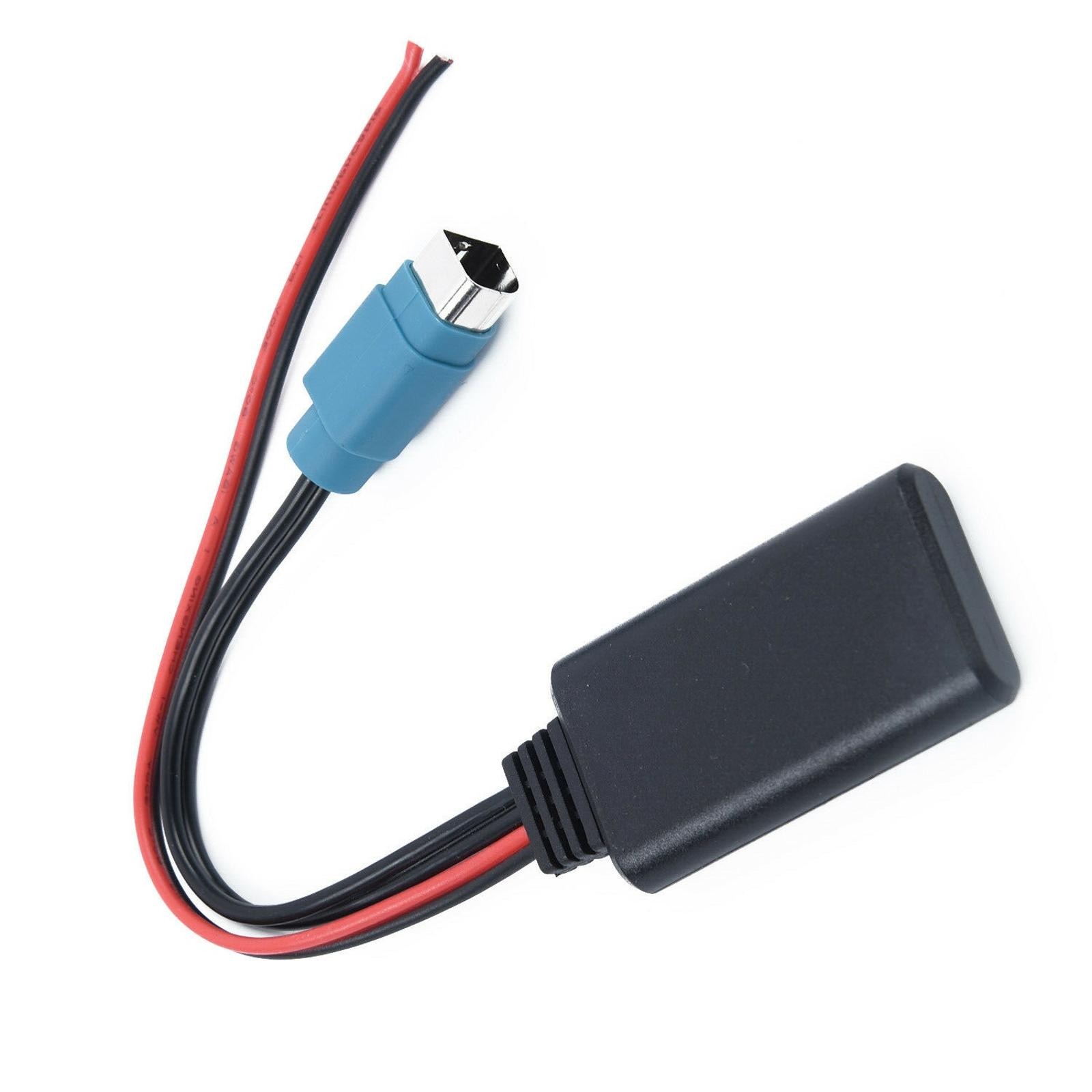 Bluetooth Adapter Aux Audio Cable For Alpine KCE-237B/CDE-101/INA-W900/CDA-105 D