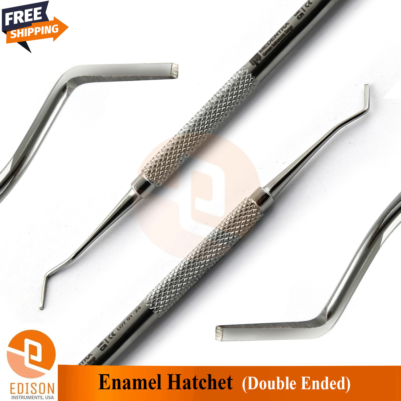 Dentin Enamel Hatchet Trimmer Restorative Instruments Double Ended