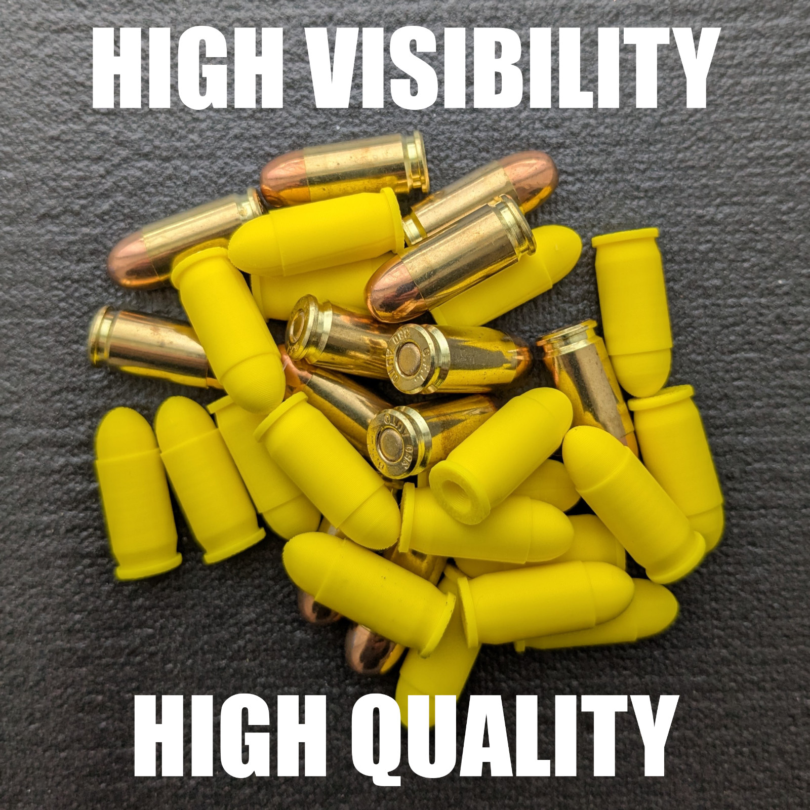 Pistol Caliber Variety 70pack 22LR 380acp 9mm 45acp Snap Cap Dry Fire Rounds USA