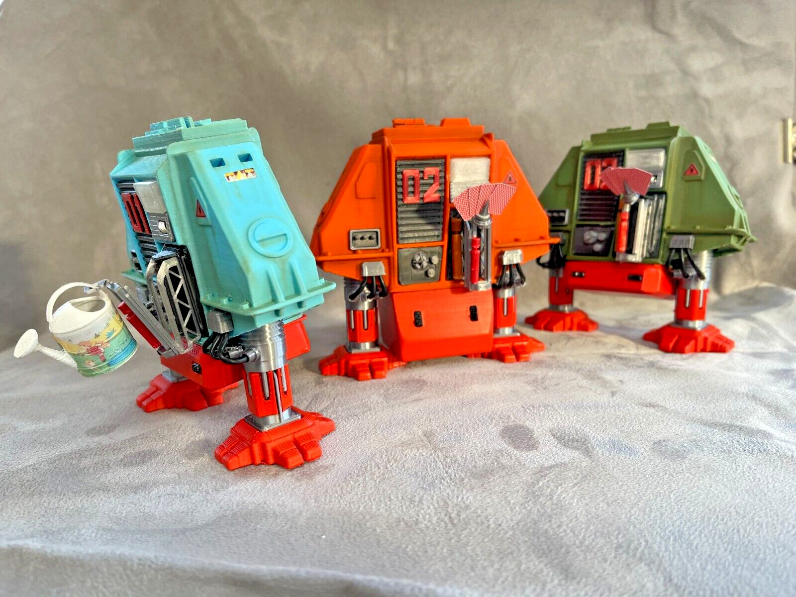 Huey, Louie and Dewey Model Robots From Sci-Fi Film Silent Running