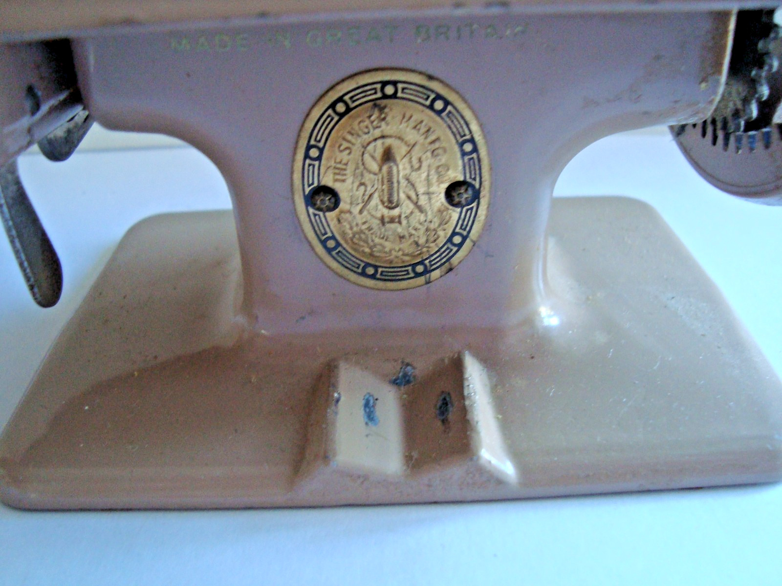 Vintage Singer Sewhandy Model 20 Sewing Machine Child's Toy ~ Hand Crank Metal