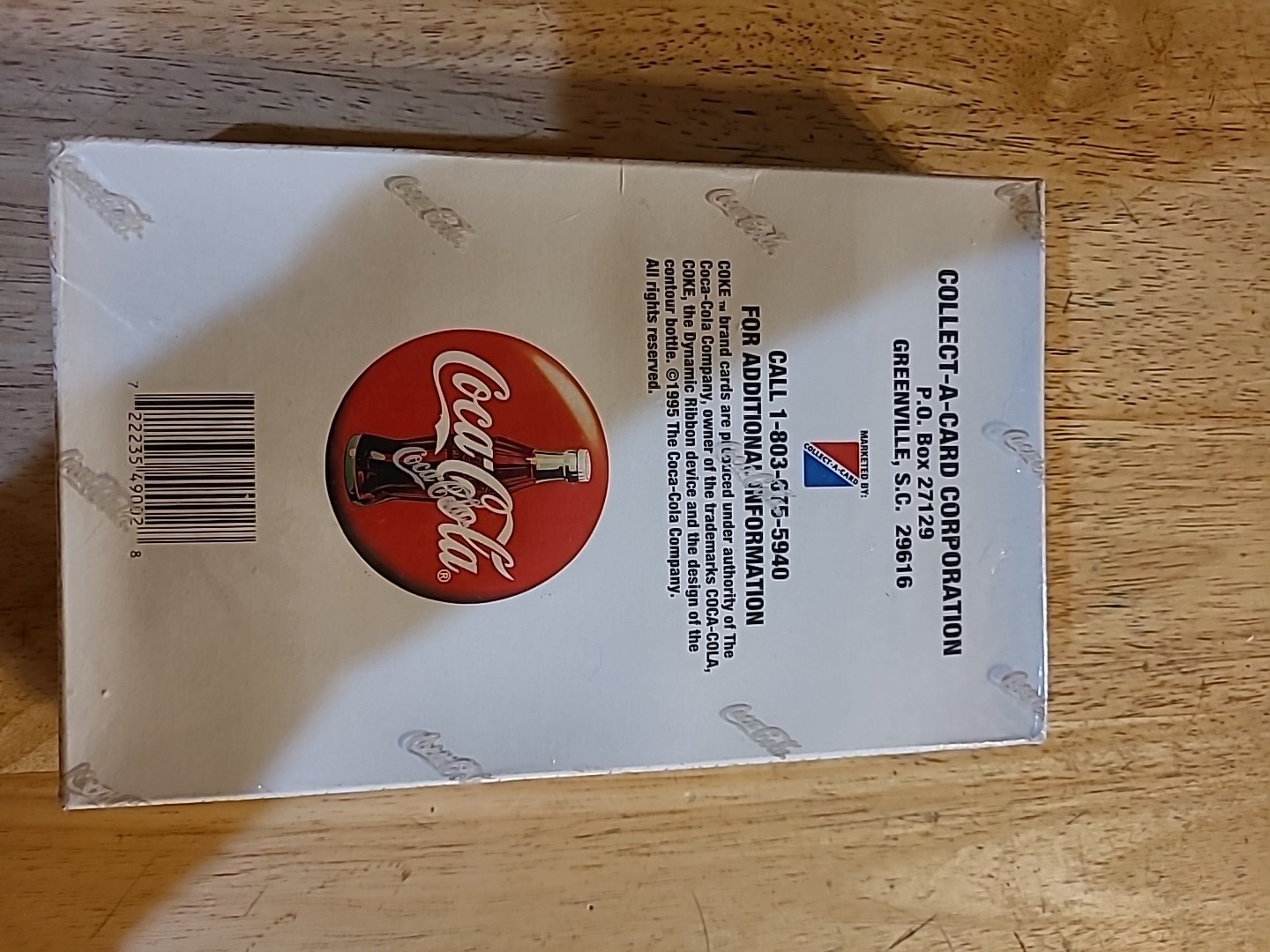 1995 COLLECT A CARD SERIES 4 COCA~COLA FACTORY SEALED