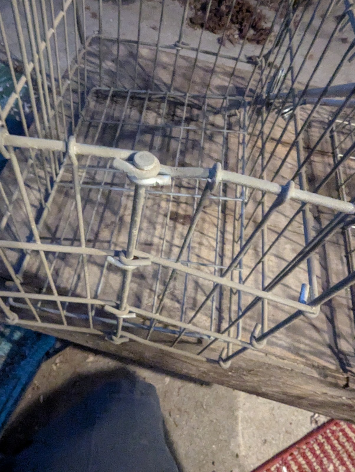 Vintage Schwinn Approved Folding Wire Bicycle Basket/Rack