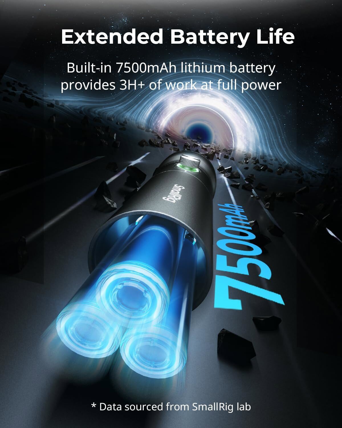 SmallRig RF 10C Mini Spotlight RGB LED Video Light with 20 Pcs Filters