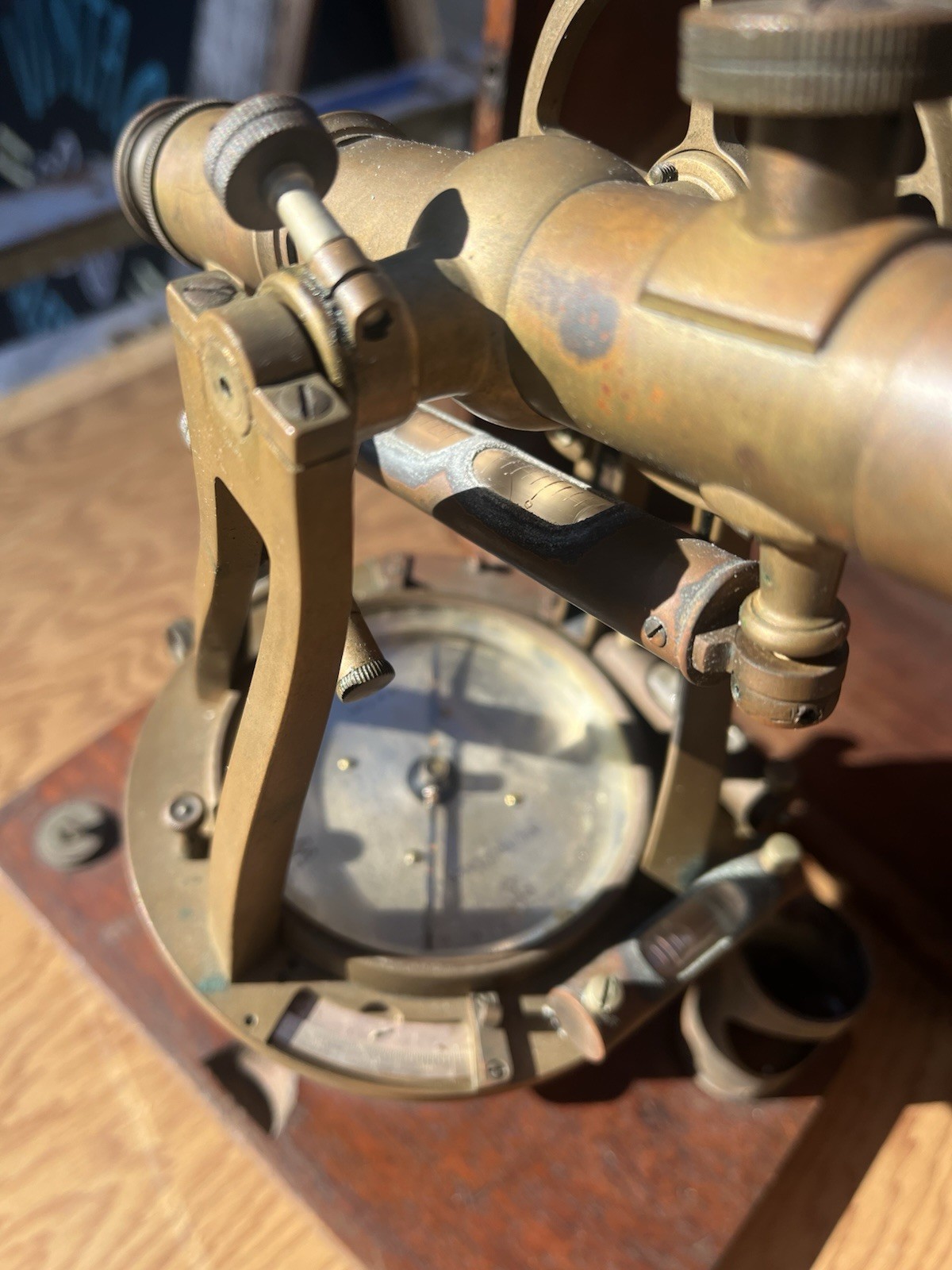 RARE Keuffel & Esser Co. EARLY 1900s Twisted-Frame Surveying Transit Antique