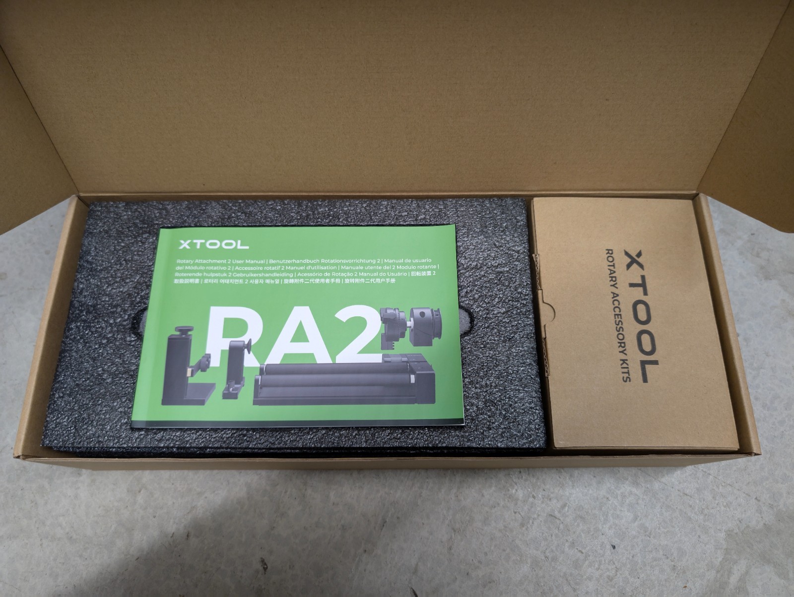 XTOOL RA2 Rotary Attachment 2 Pro (Compatible with D1 Pro Laser)