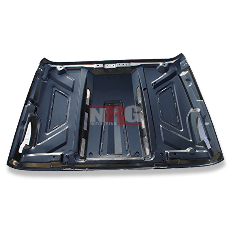 for 2007-2018 Jeep Wrangler Rubicon JK JKU heat extract Vented AVG Steel Hood