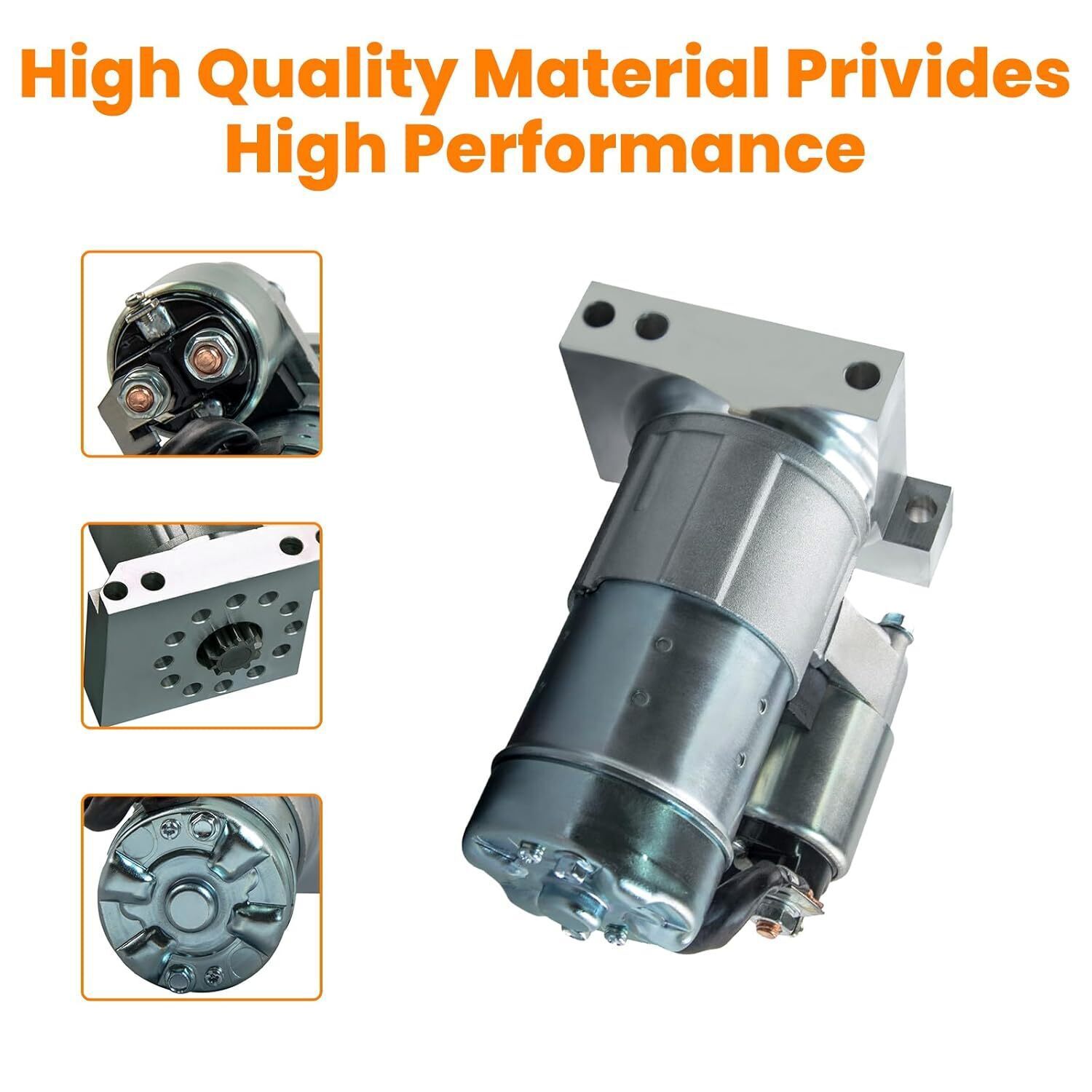 New Starter Motor for Chevy SBC BBC GM Super Mini High Torque 1.4KW CW 10 Teeth