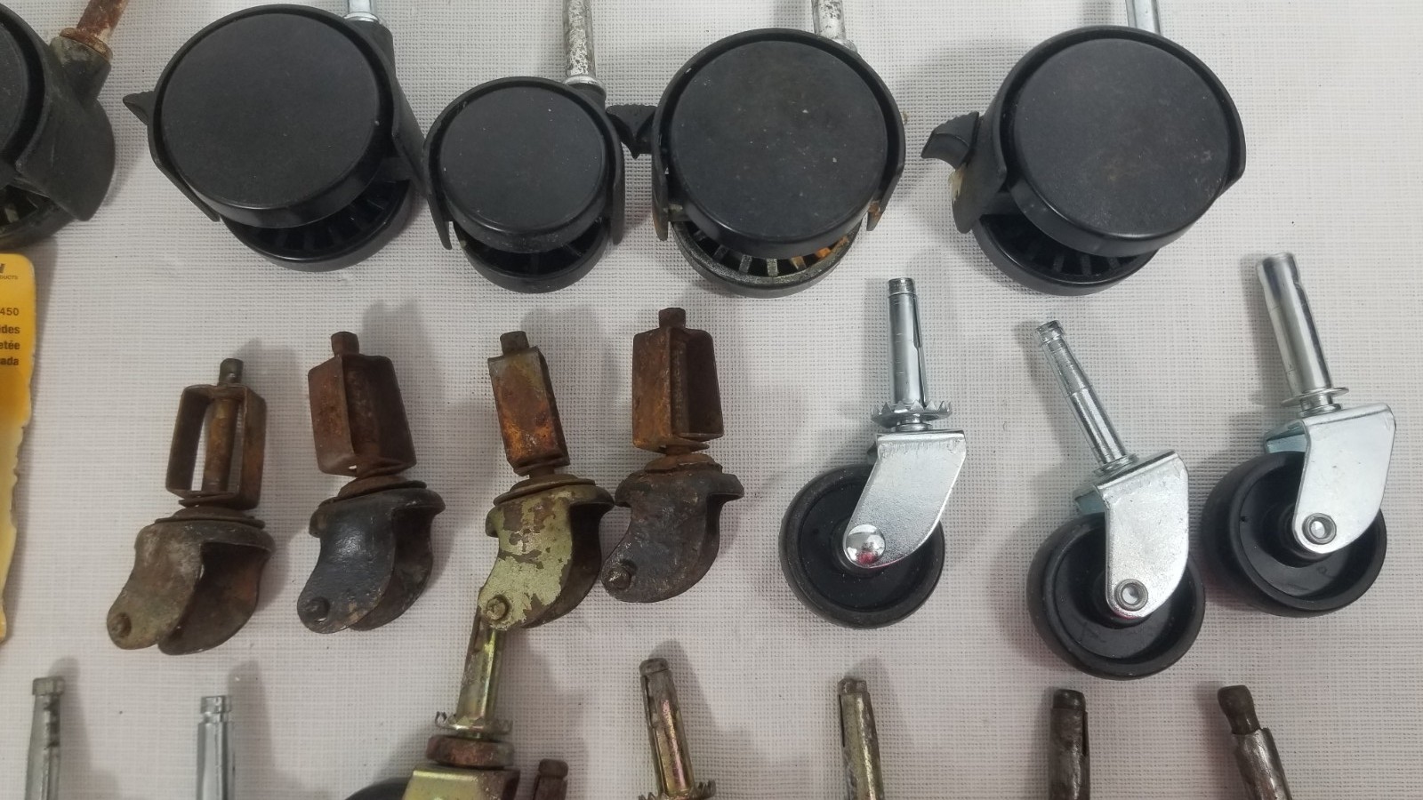 Lot Of Furniture Caster Wheels For Parts Or Repair Some Antique