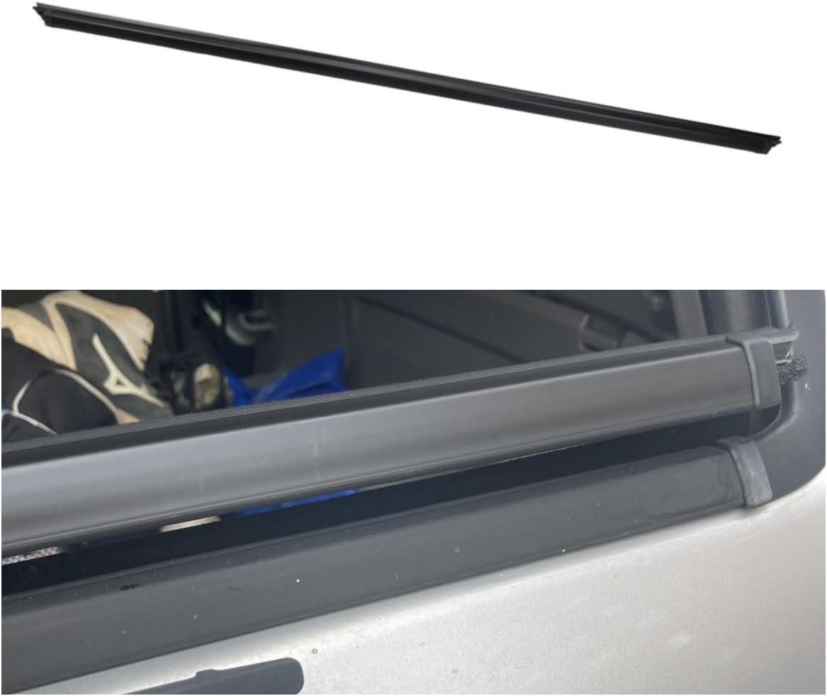 Rear Door Window Molding Sweep Felt Trim Seal Weatherstrip Fit for 4Runner 2003-