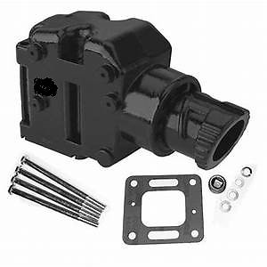 PAIR Exhaust manifold Riser elbow 4.3 5.0 5.7 L 305 350 V8 MerCruiser 4" set 2