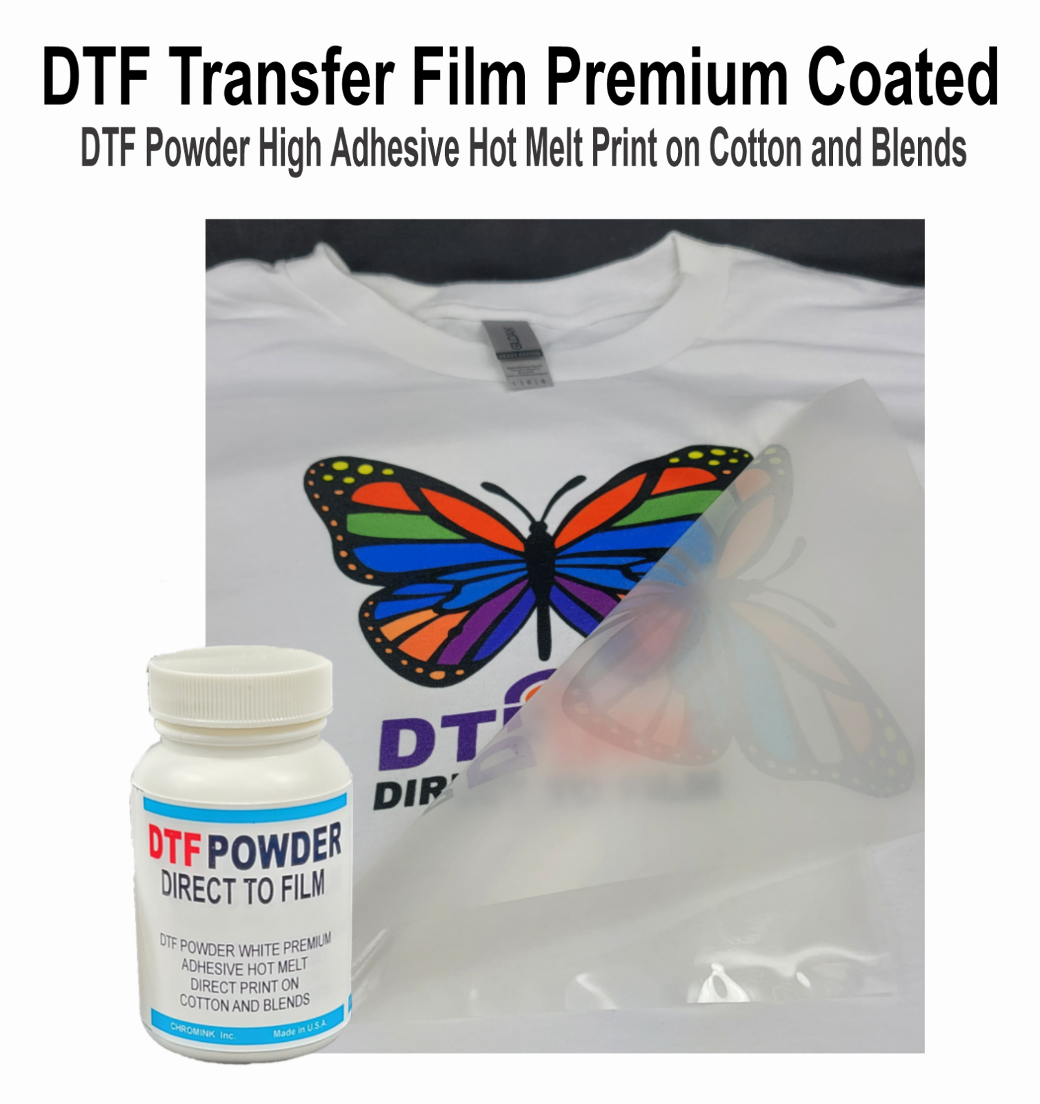 All-in-One DTF Ink & Powder T-Shirt Printer Epson Wireless w/LCD | Business Kit