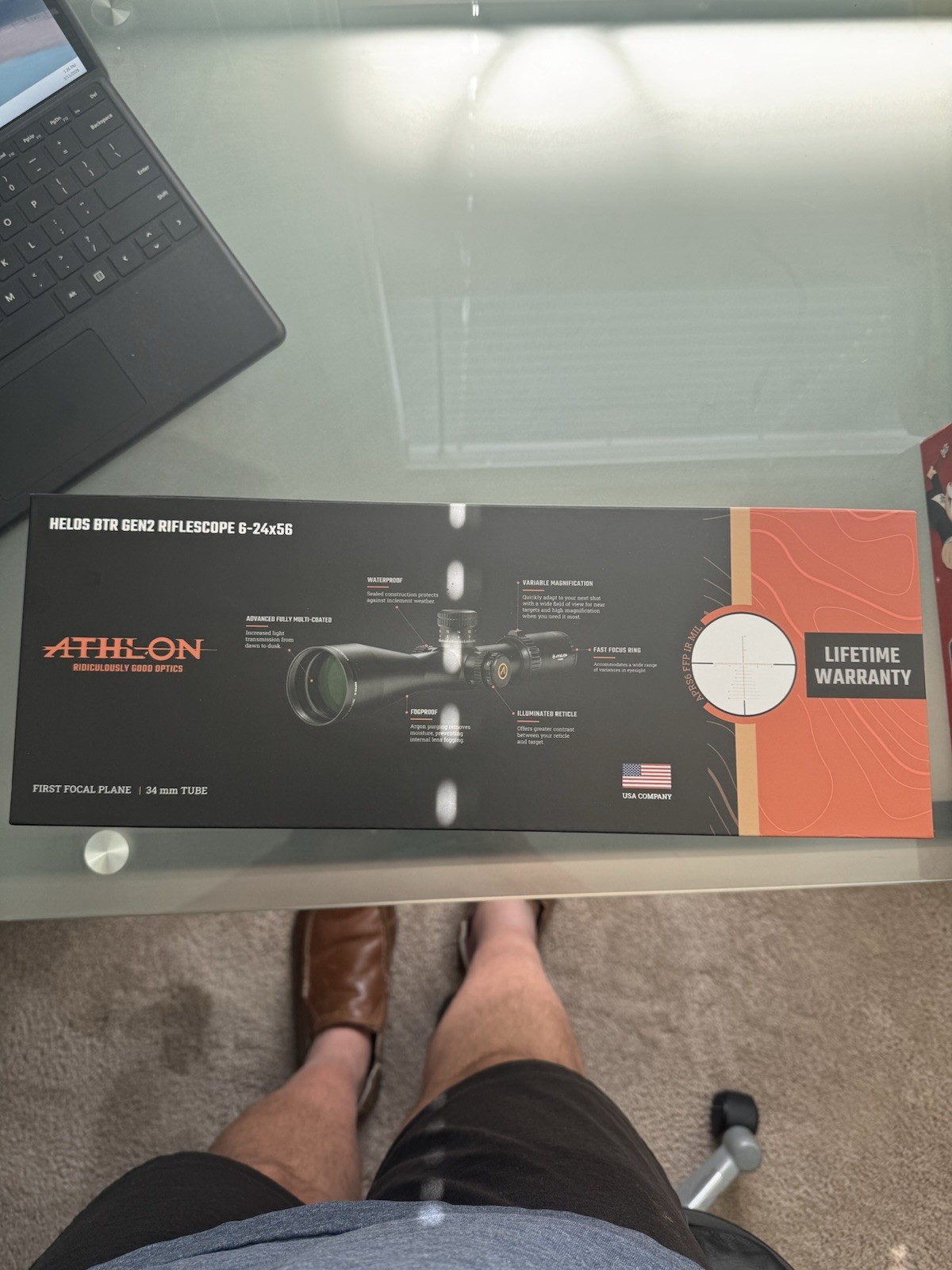 Athlon Optics Helos BTR GEN2 6-24x56mm Rifle Scope - 214114