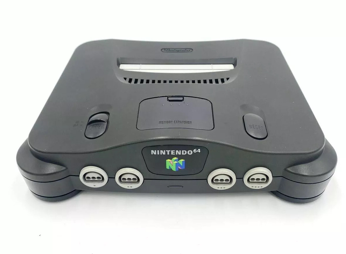 N64 Nintendo 64 Console "Region Free" N64 Console+UP TO 4 NEW CONTROLLERS +Cords