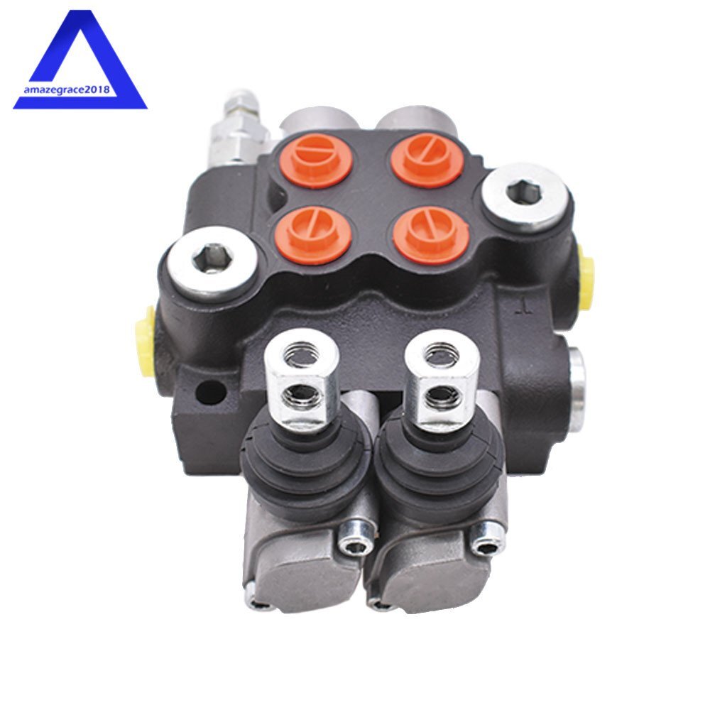 2 Spool Hydraulic Control Valve Double Acting 13 GPM 3600 PSI SAE Ports 3600Psi