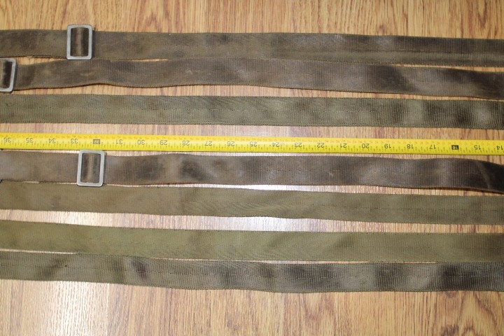US Military Vietnam Era Gen 1 Nylon M1 .223 7.62 Seat Belt Rifle Sling C Grade C