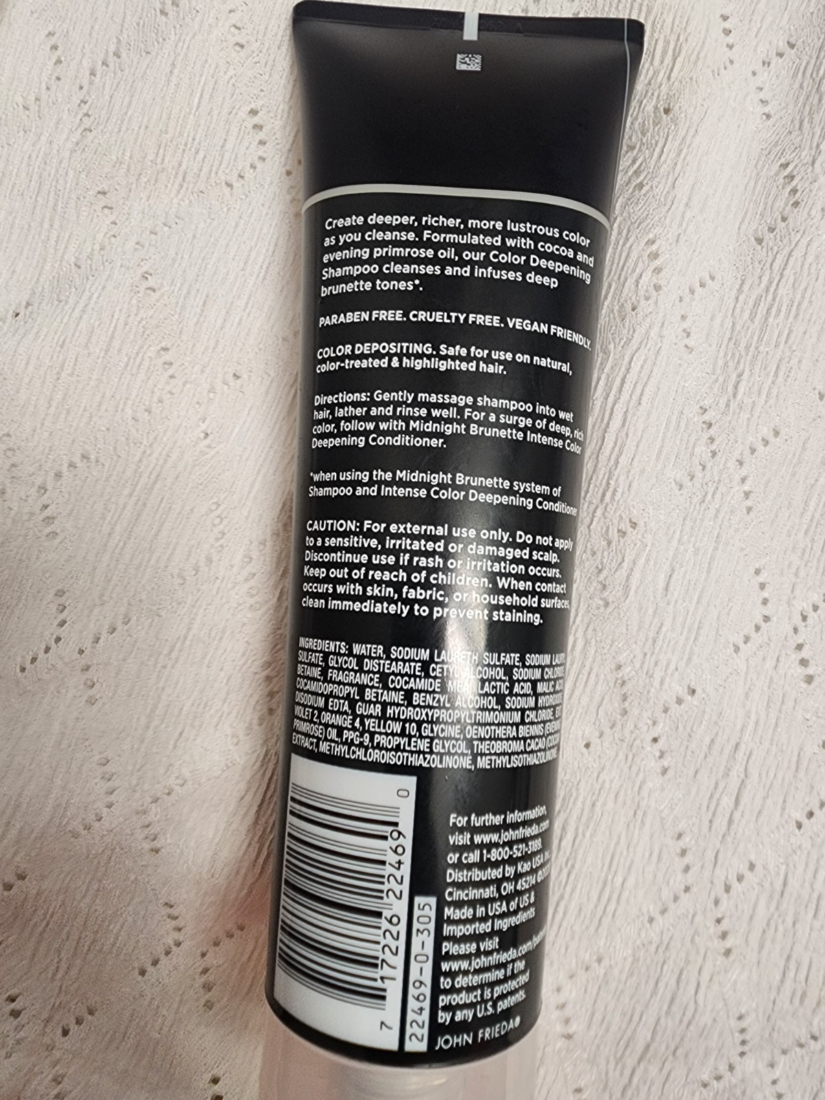 John Frieda Midnight Brunette Color Deepening Shampoo - 8.3 fl.oz