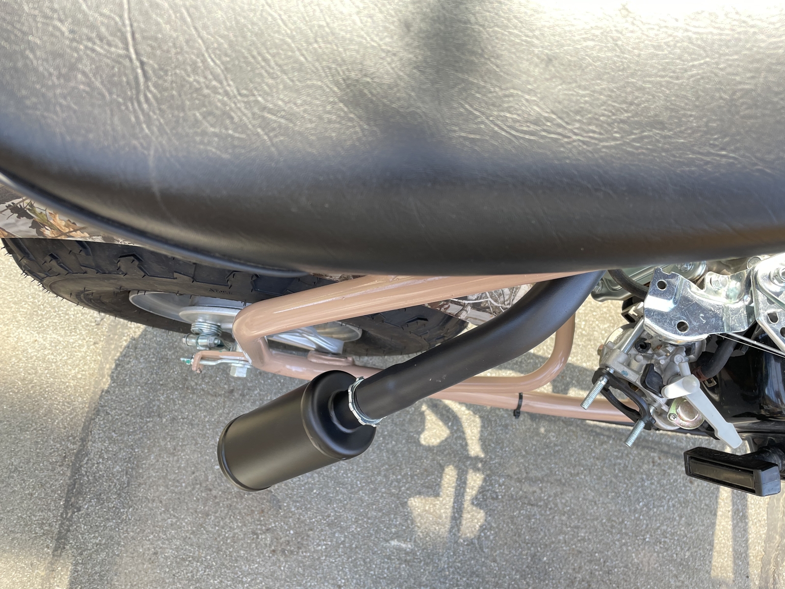 Upgrade Exhaust Pipe W/Muffler For Coleman CT200U 212cc 196cc Go Kart Mini Bike