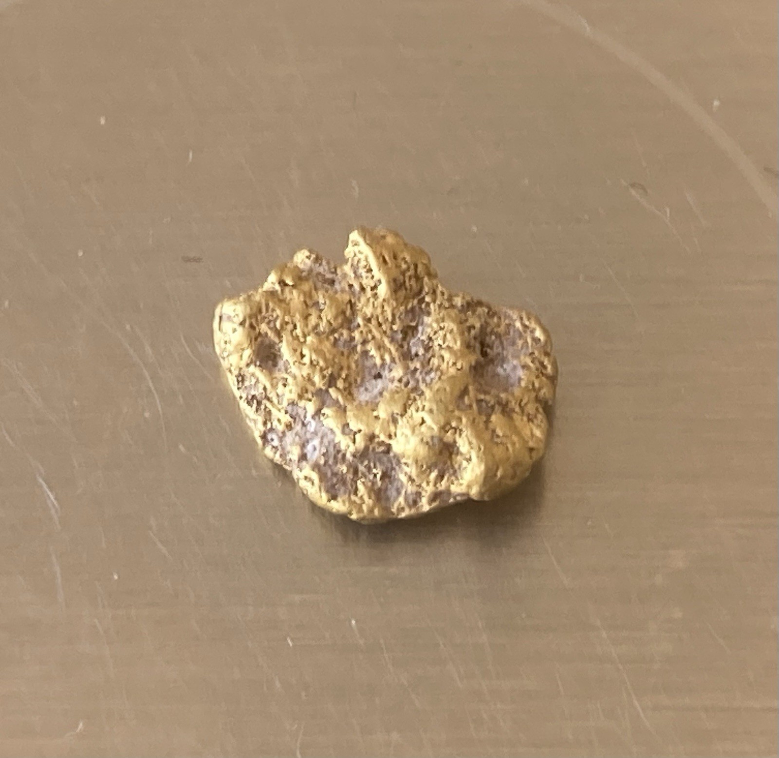 Gold 1 Placer Nugget Picker .67 Gram Total Coarse Southern California Desert