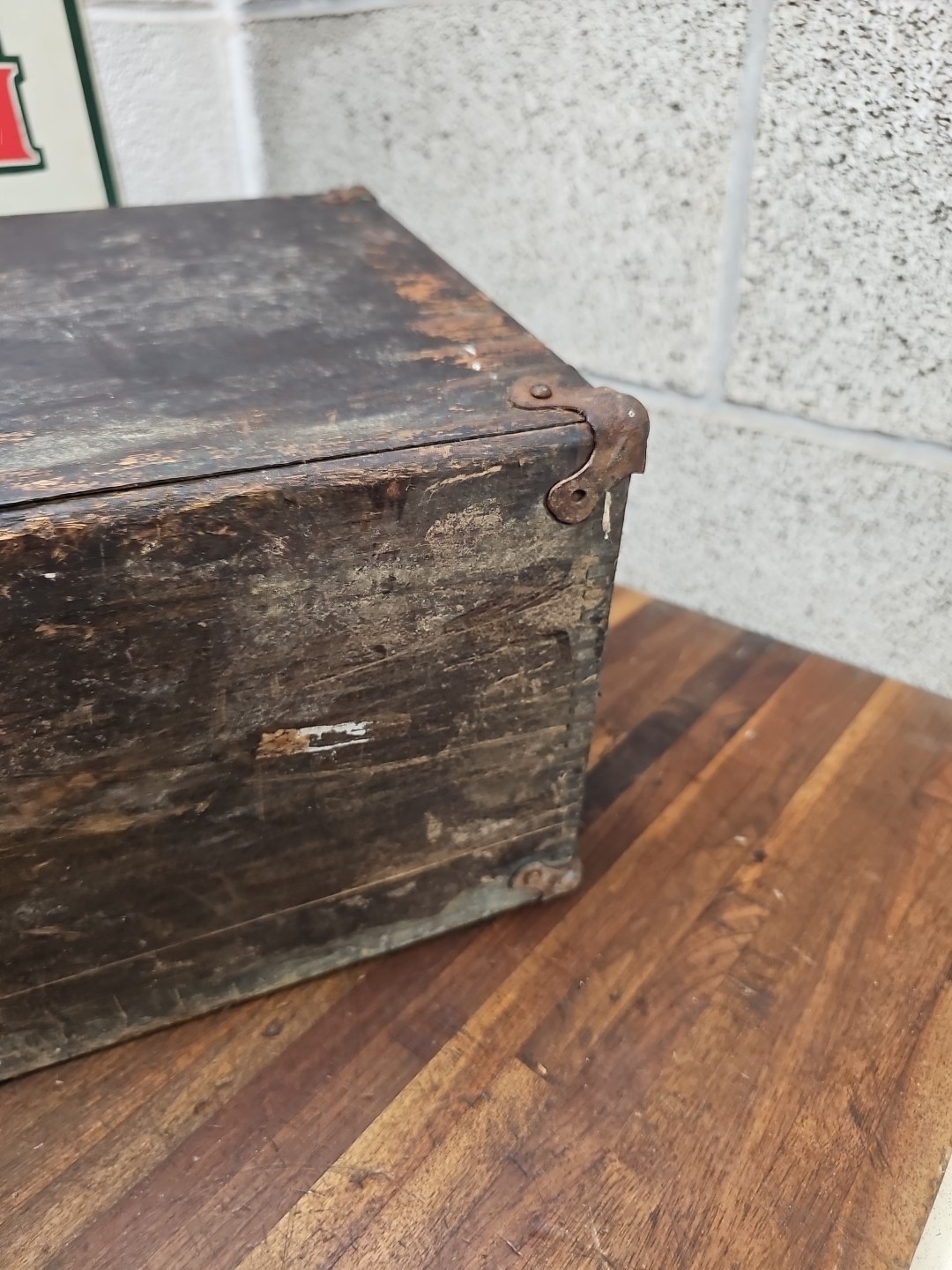 Q29- Union 6 Drawers Wood Machinist Chest Tool Box Antique Chest Tool Box