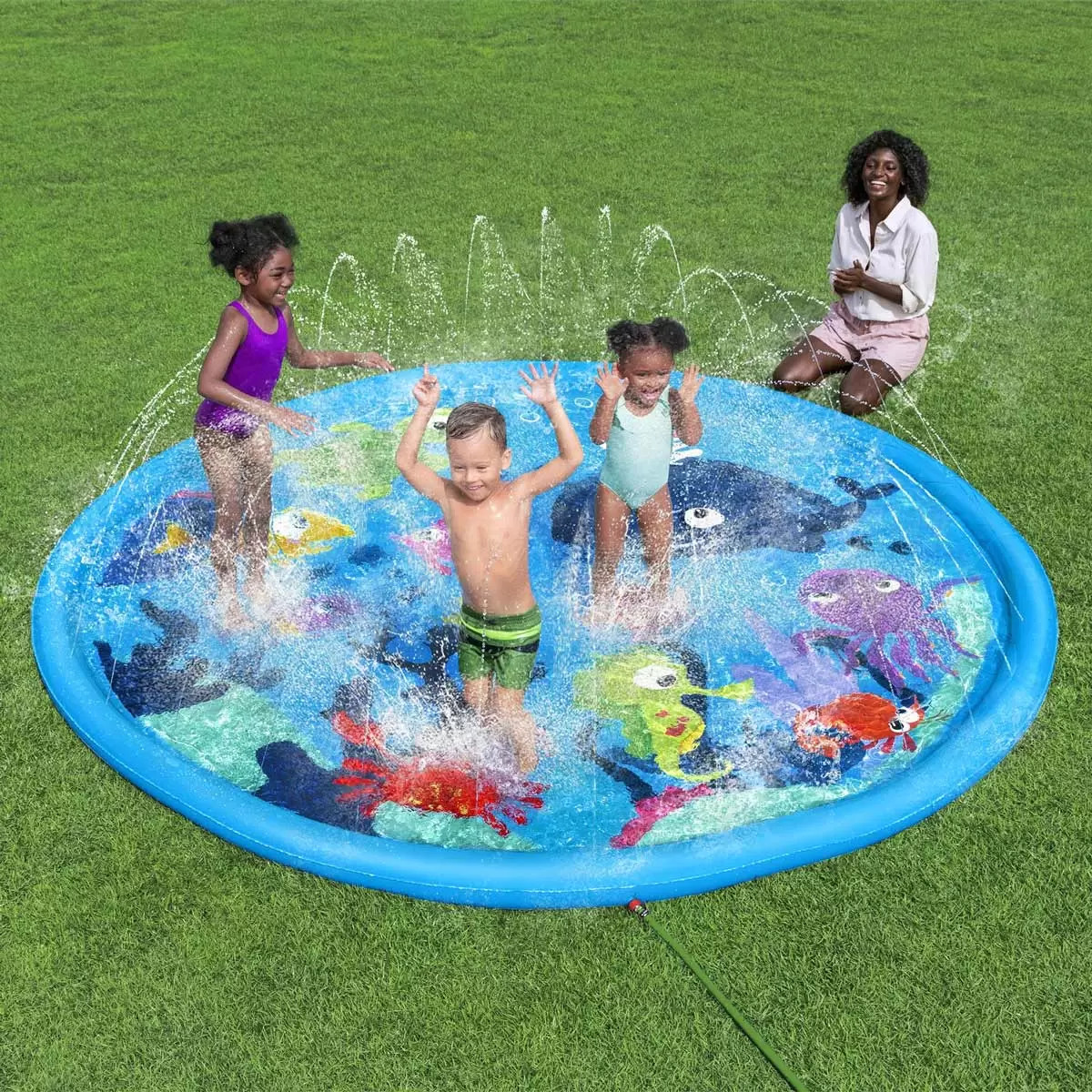 H2OGO! 10ft (3.05m) Underwater Adventure Sprinkler Pad (2+) Shallow Wading Pool