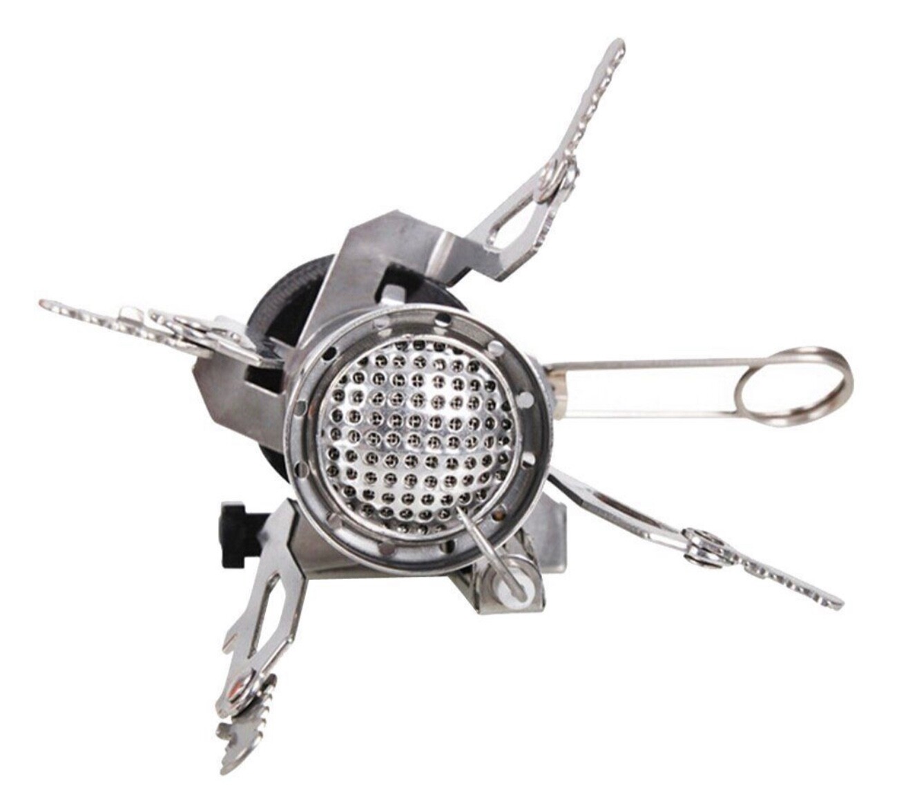 Portable Outdoor Picnic Gas Burner Foldable Camping Mini Steel Stove Case New