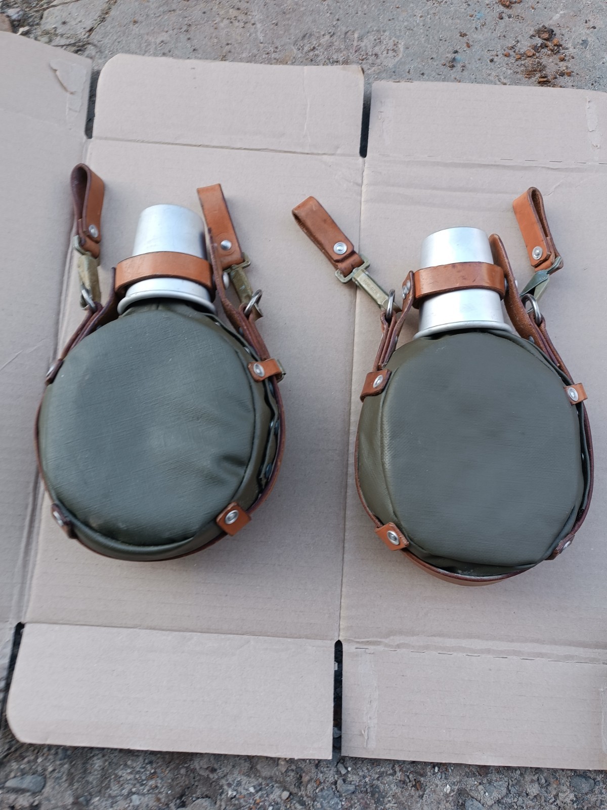 Original Swiss Medic WATER BOTTLE Canteen Flask aluminum 1972