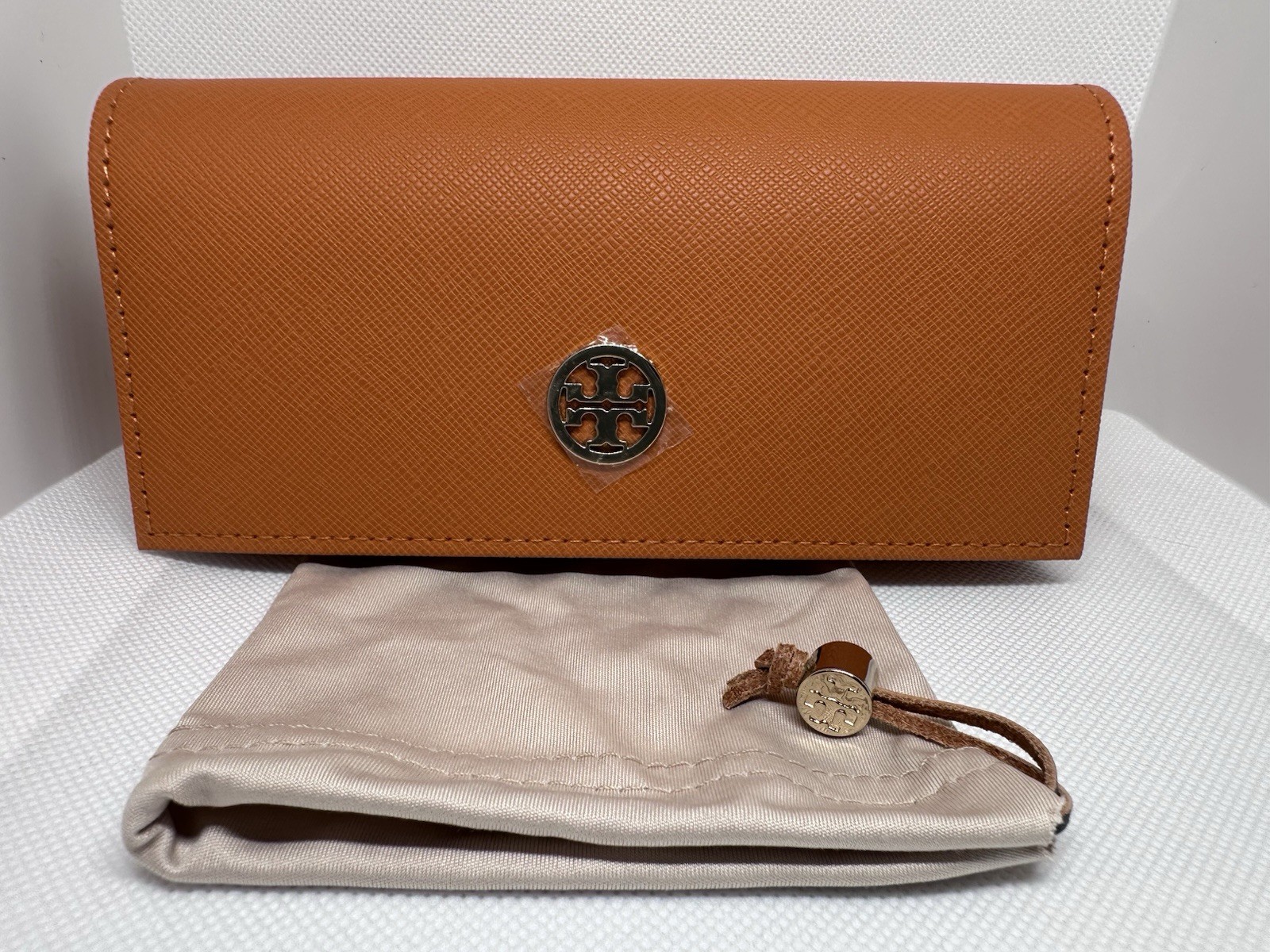 New TORY BURCH Eyeglass Case with Tory Burch Eyeglass Bag OBO