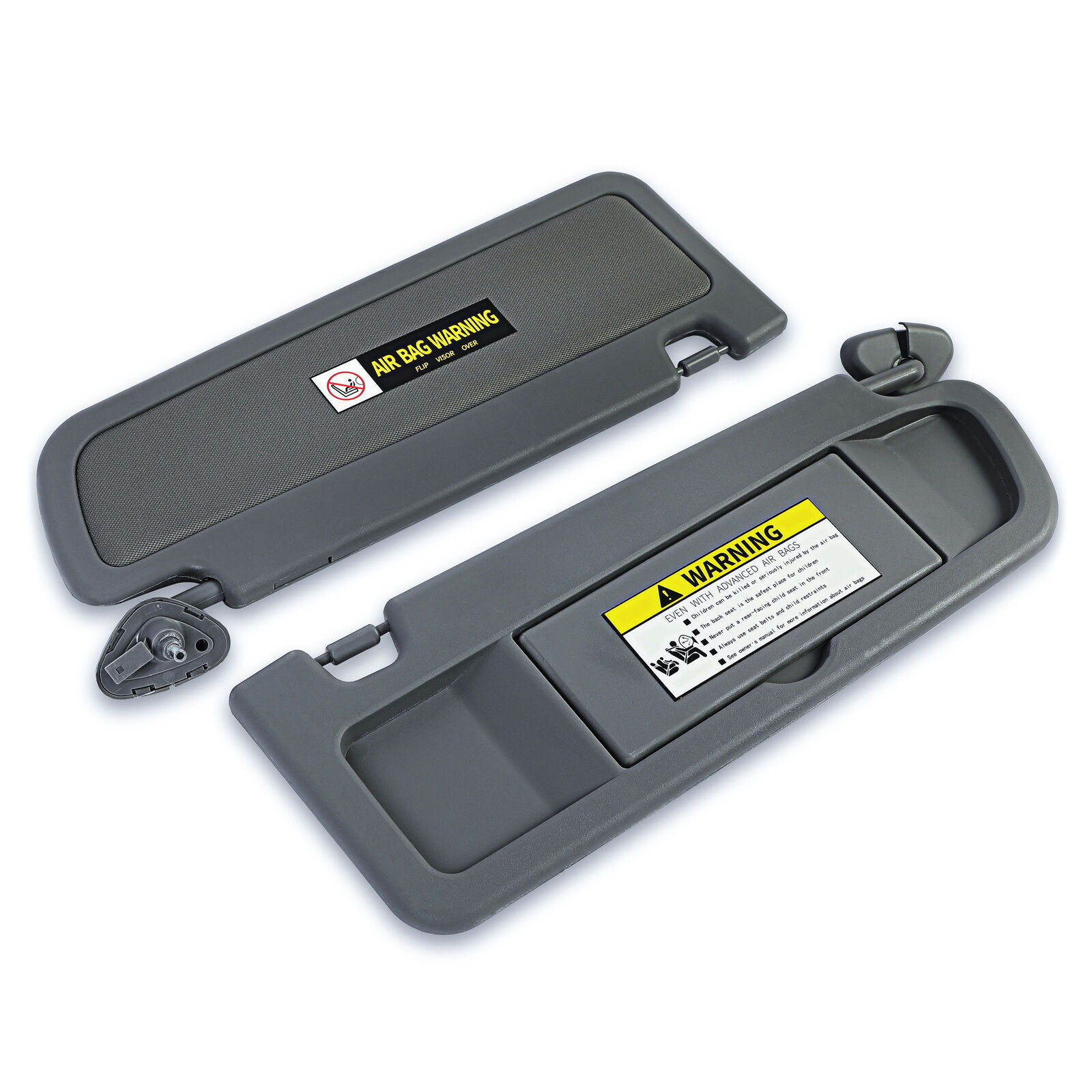 Sun Visor Dark Gray PAIR For 2006-2008 Honda Civic Left & Right Visor SET