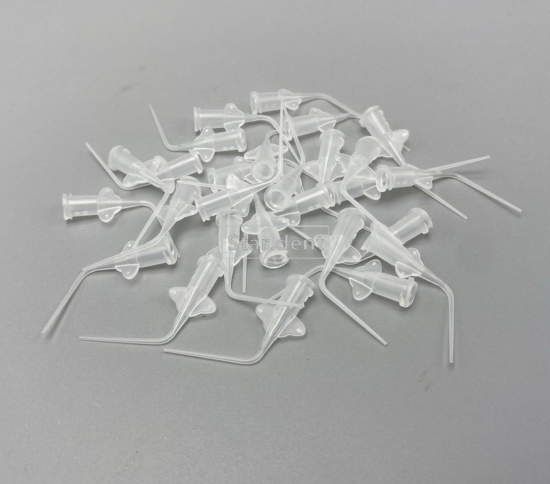 Dental Root Canal Endo Irrigation tip Prebent Syringe Tips Needle 0.25/0.35mm