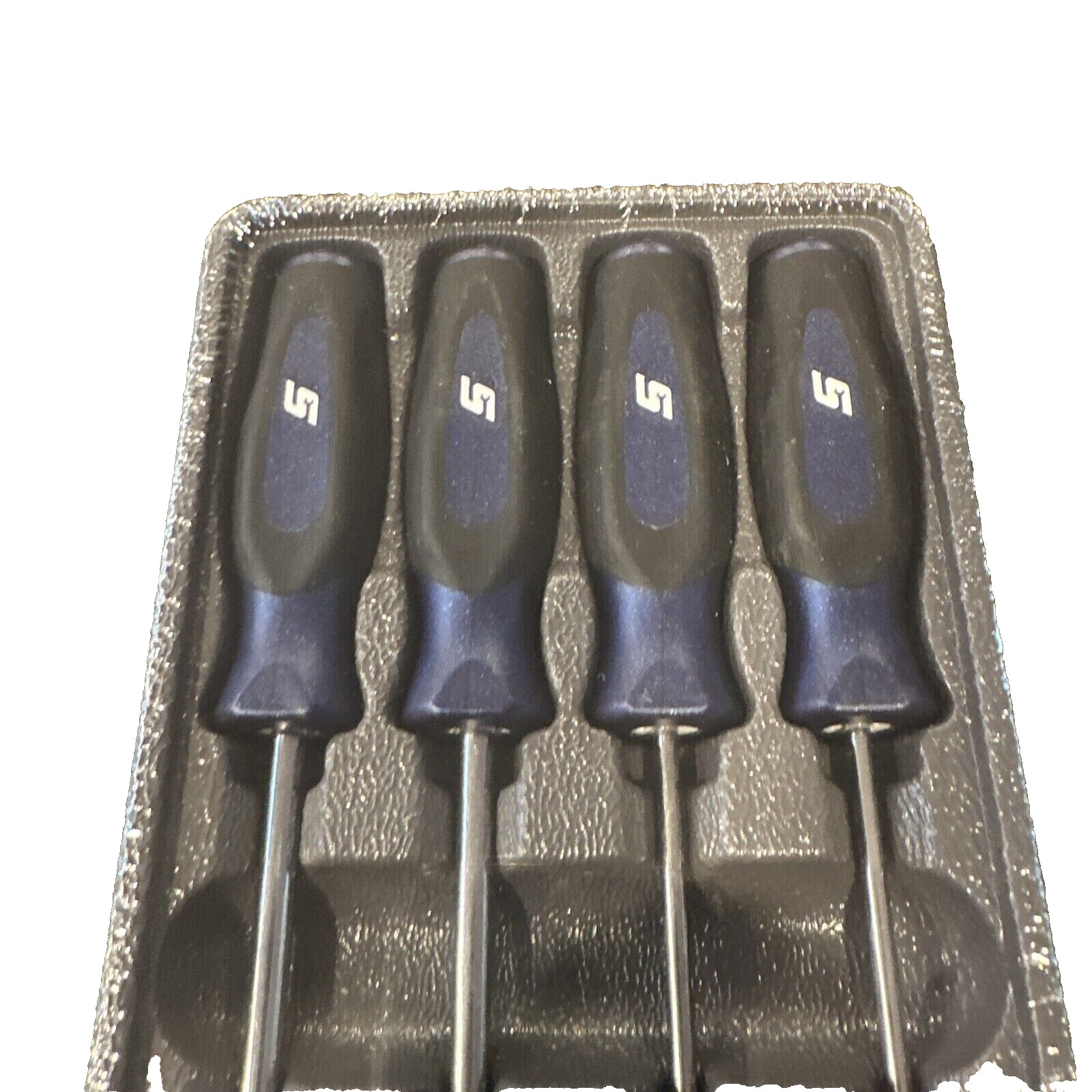 SNAP ON TOOLS SGDX40B MB 4Pc POWER BLUE Mini Tip Combination Screwdriver Set
