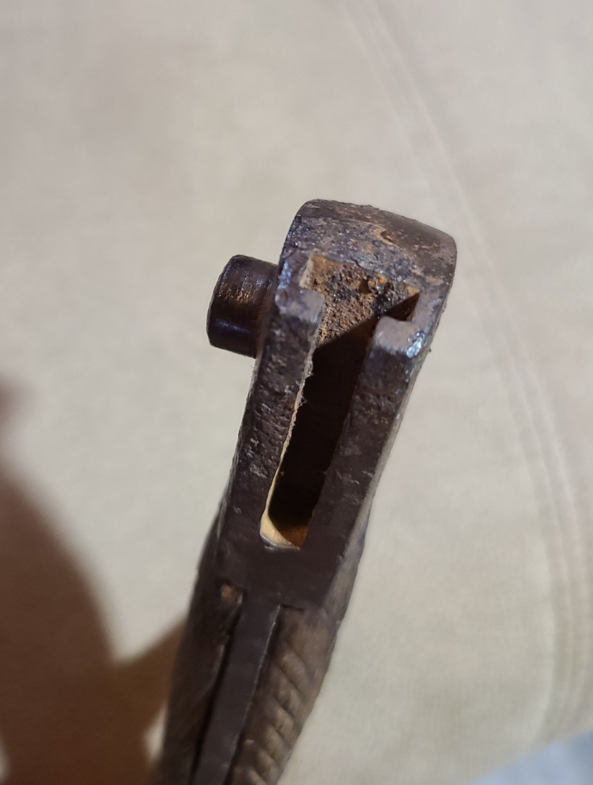 Toledo Spain WW1 WW2 Bolo Bayonet Complete But Rough For Restoration