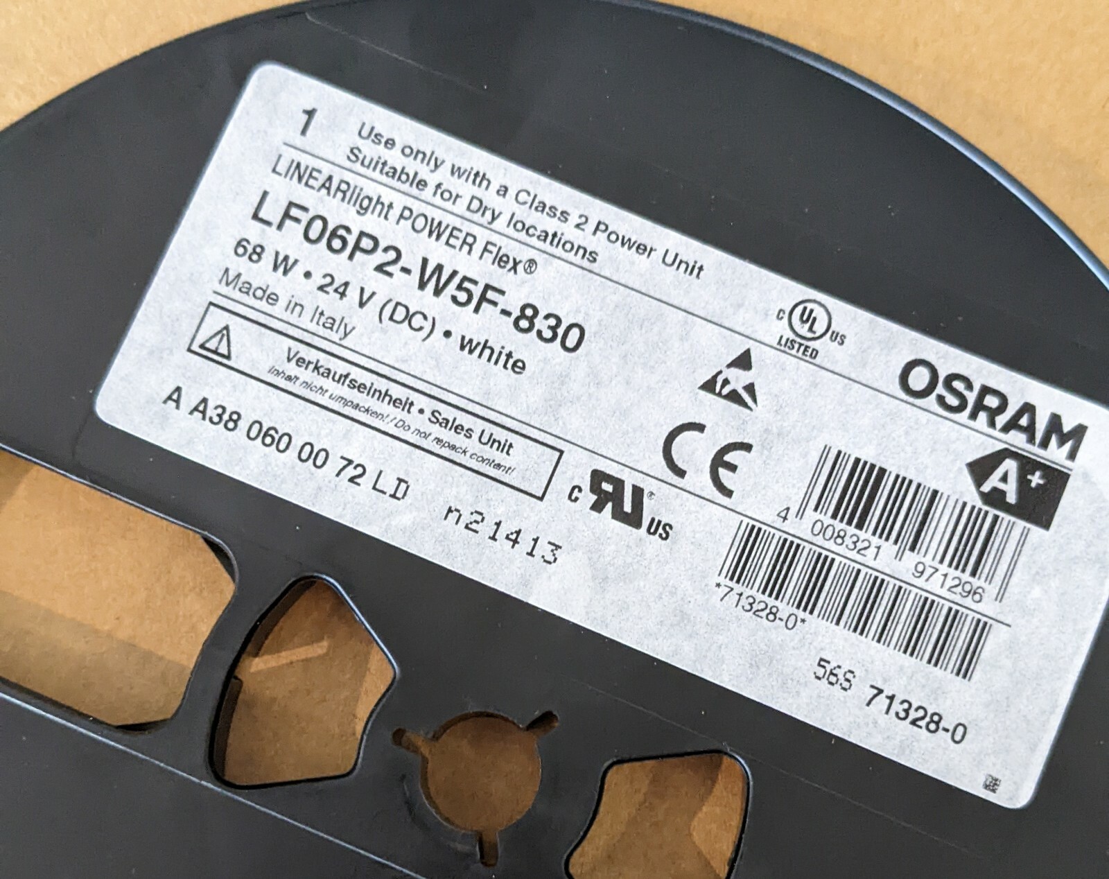 Osram LF06P2-W5F-830 LINEARlight POWER 3000K Flexible LED Light Strip 9'