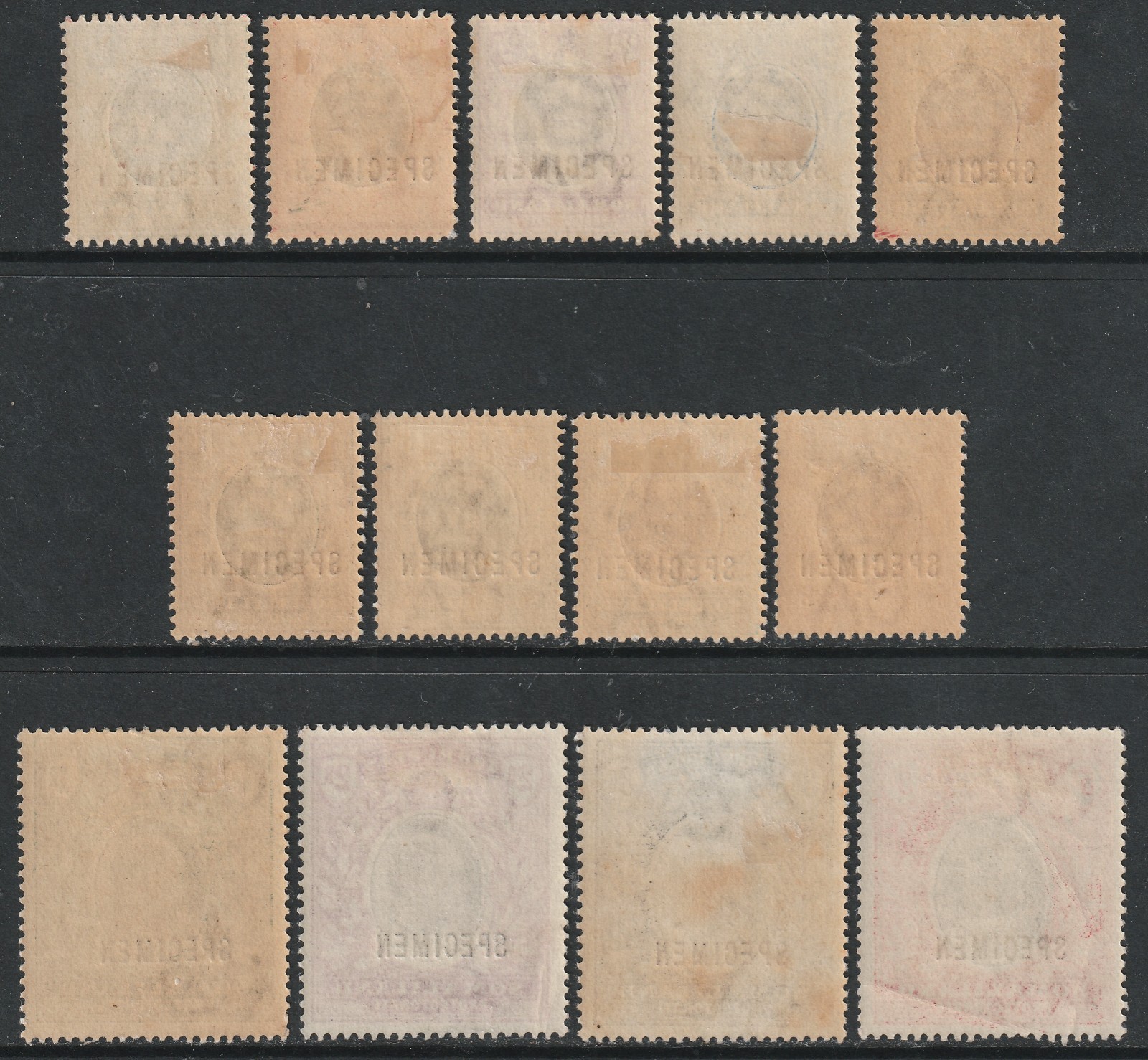 EDVII 04 SOMALILAND PROT 04 SPECIMEN set fresh vlmm cat £275 top quality