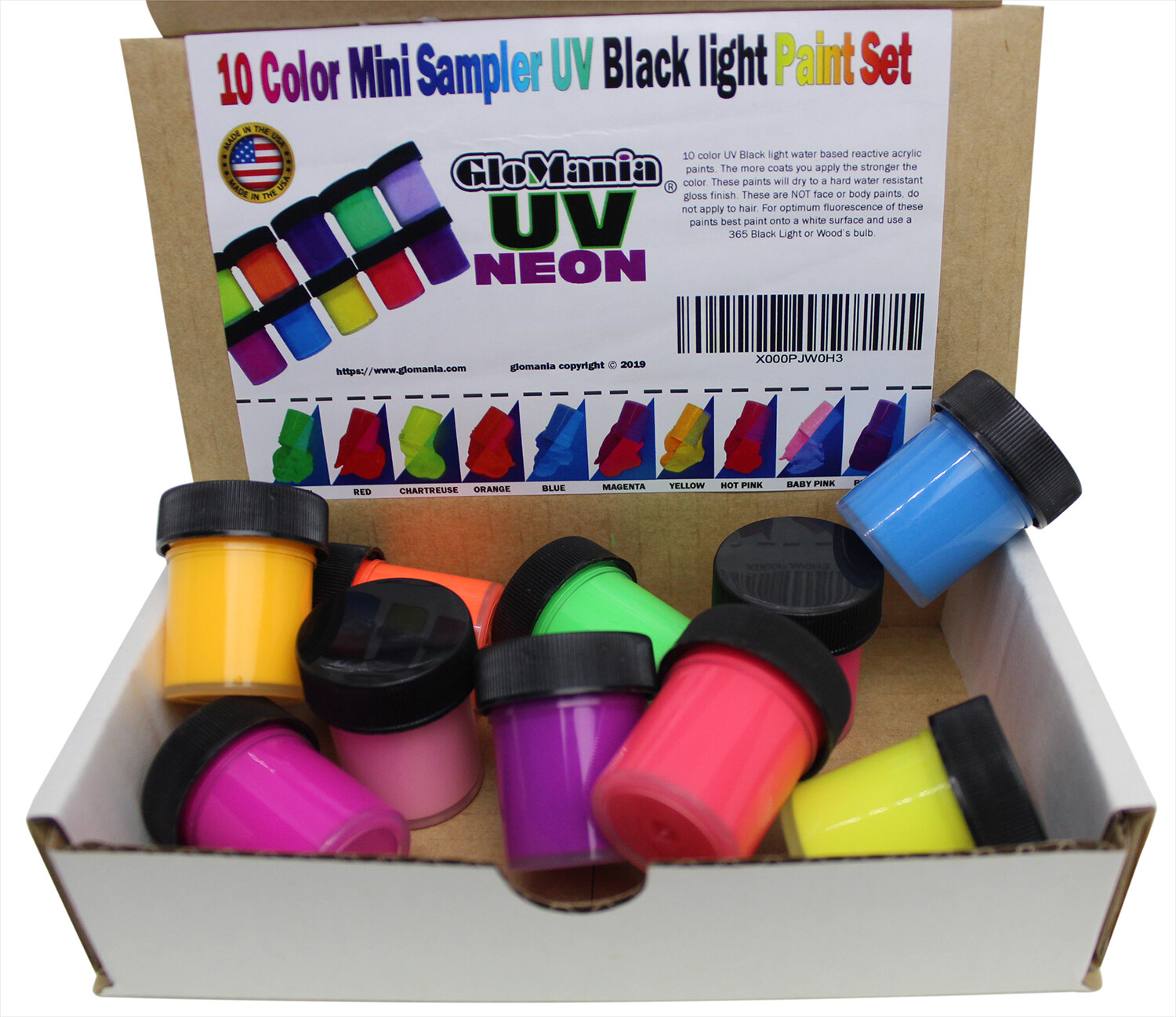 UV Black light Neon Fluorescent Rave Party Poster Acrylic Paint